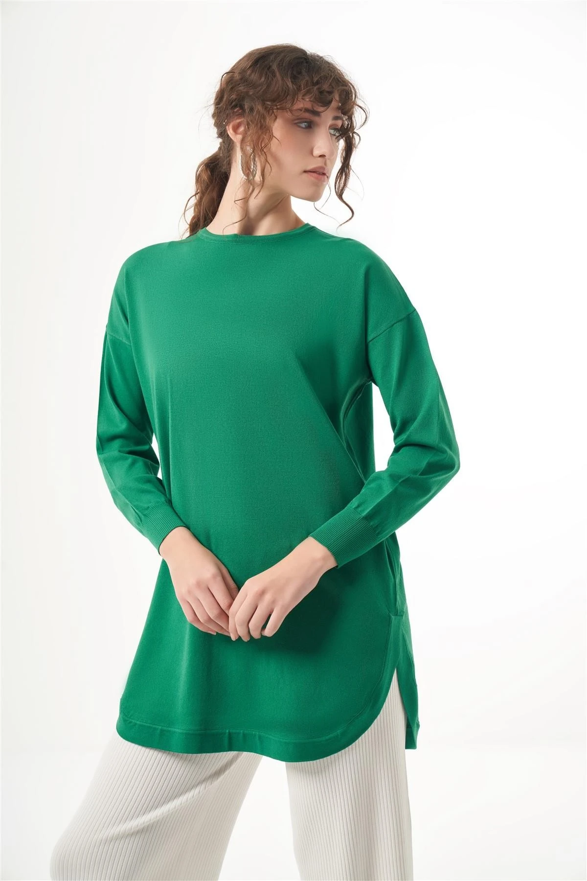 Donna Nuss Tunik-Benetton Yeşili