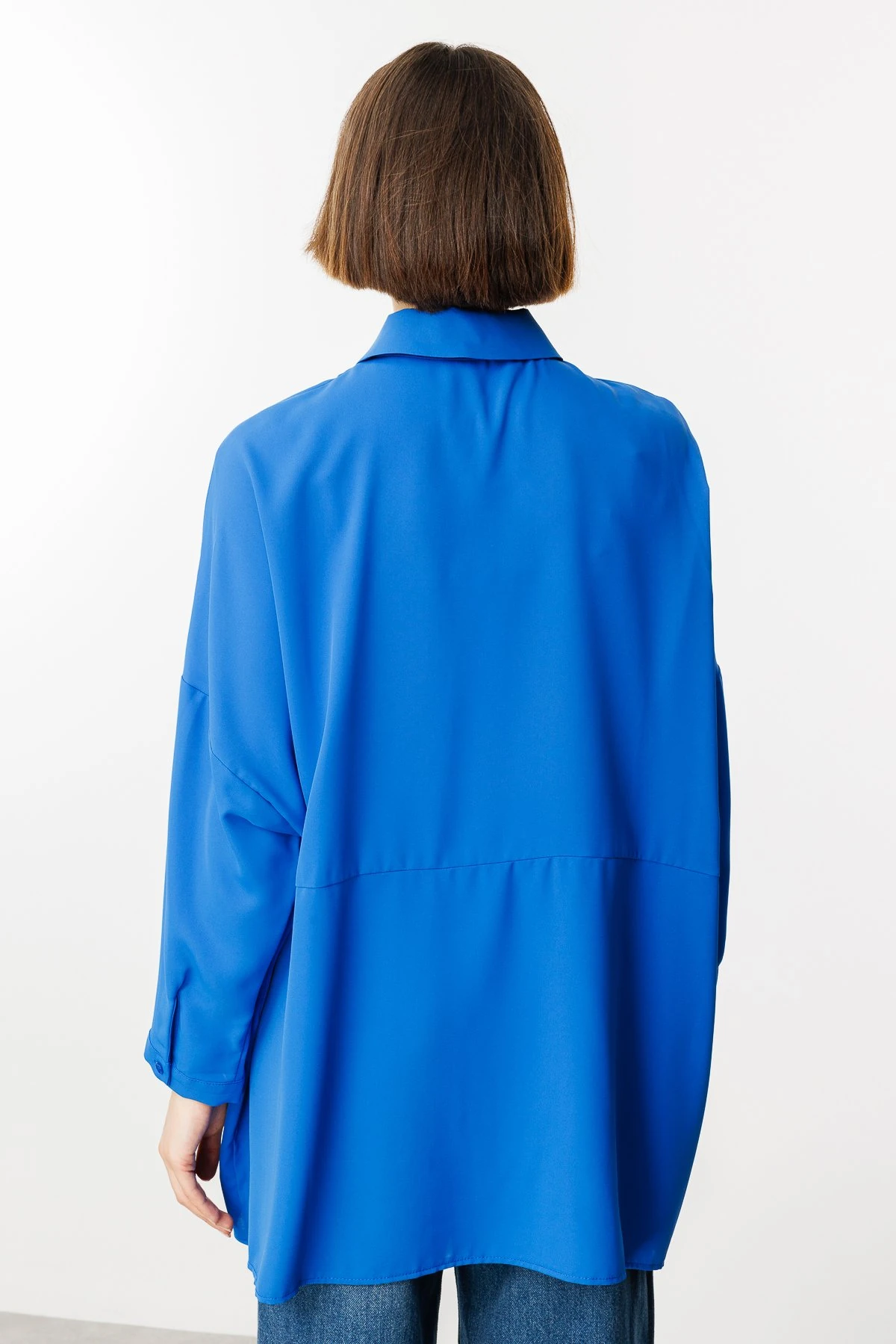 Oversize Gömlek Saks