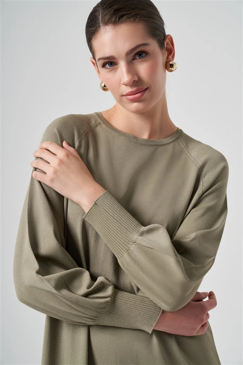 Balon Kol Elbise Çağla