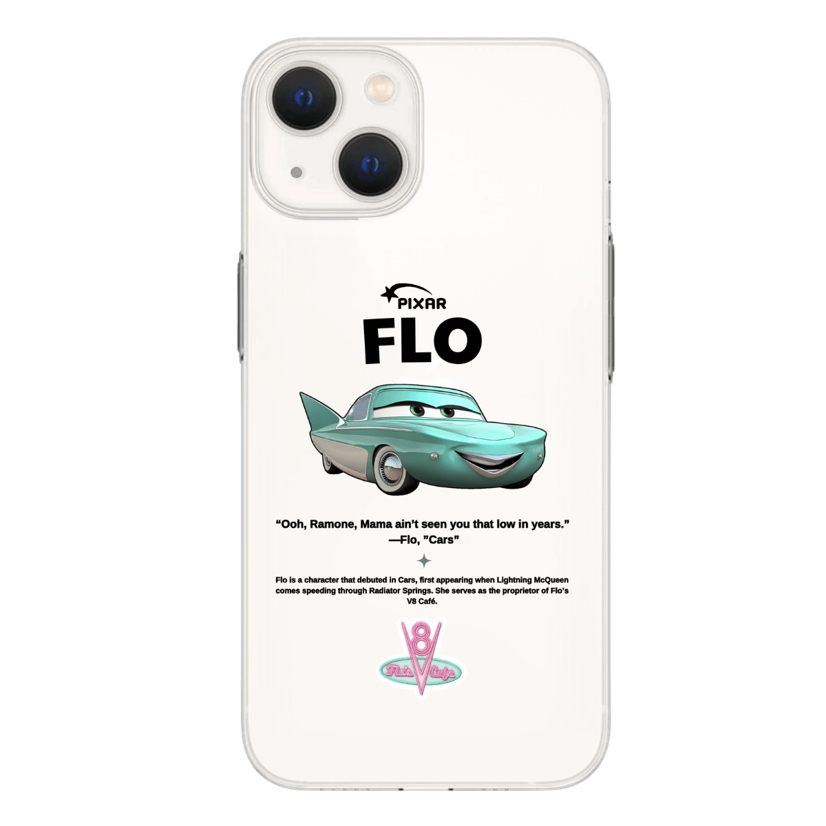 Pixar Cars “FLO” Baskılı Telefon Kılıfı (Android/Ios Uyumlu)