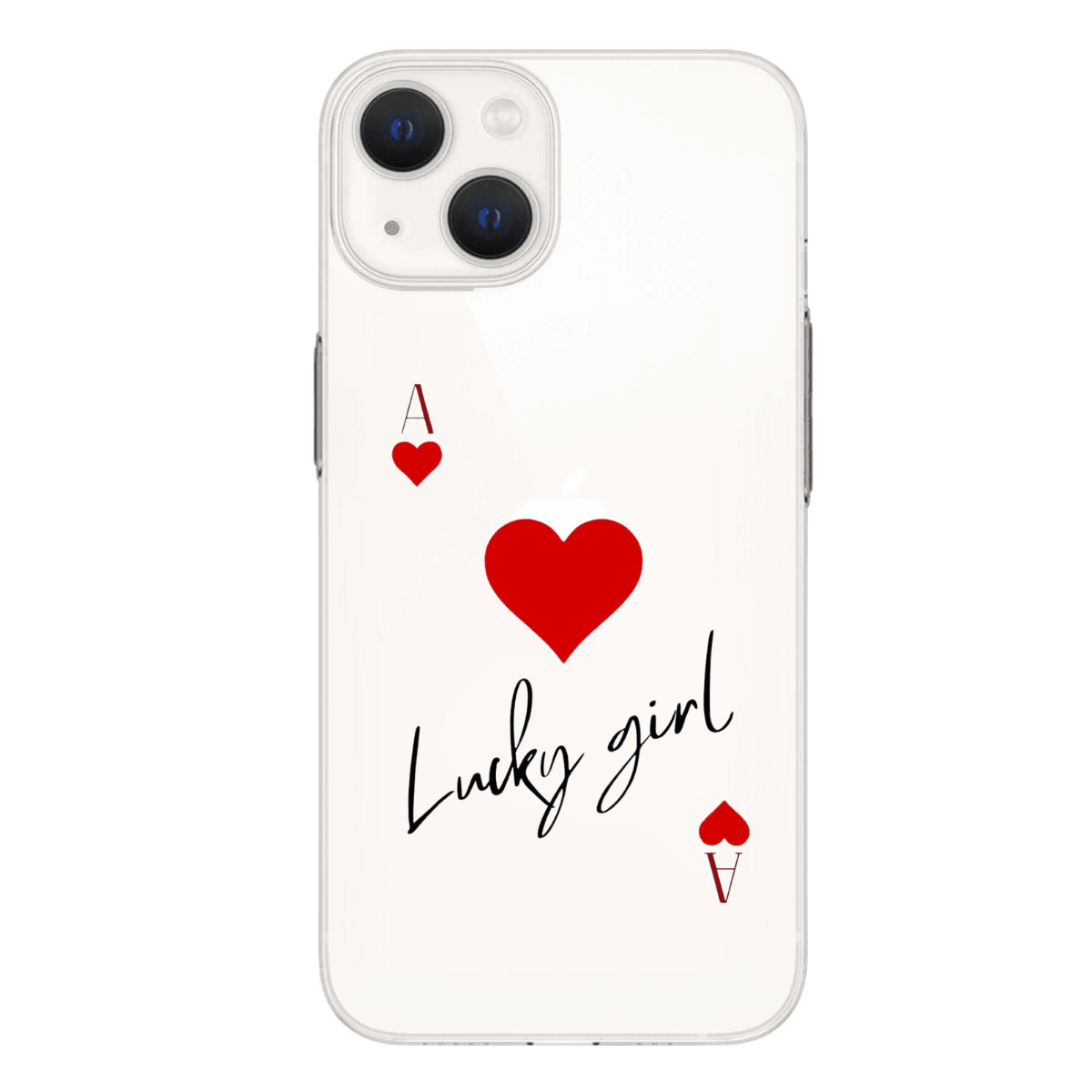 “Lucky Girl” Baskılı Telefon Kılıfı (Android/Ios Uyumlu)