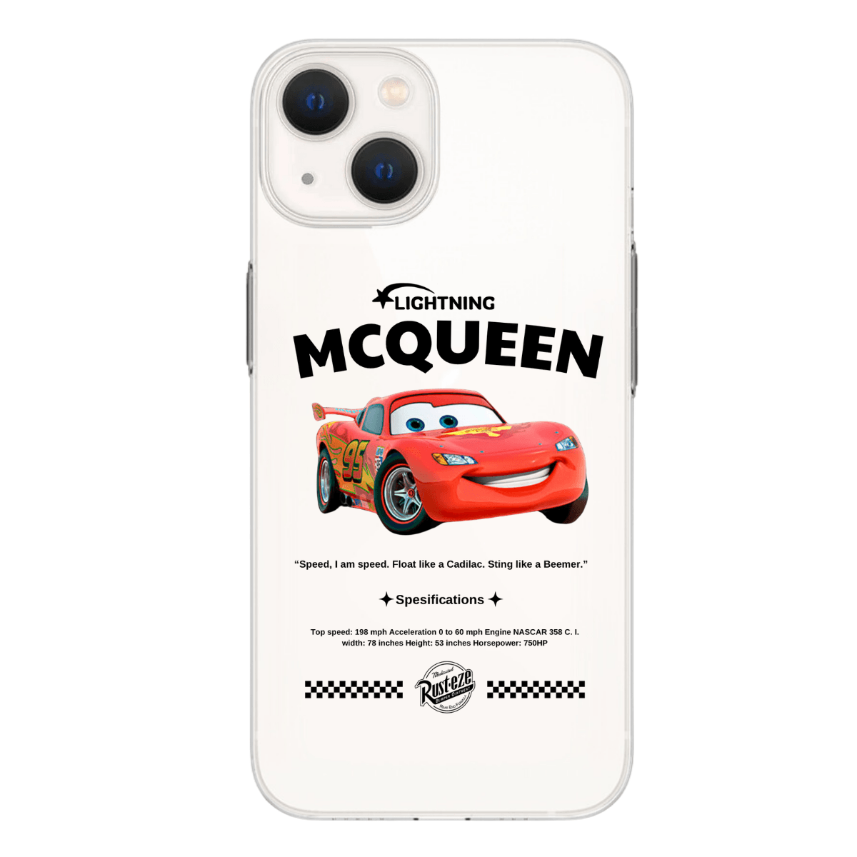 Lightening “MCQUEEN” Baskılı Telefon Kılıfı (Android/Ios Uyumlu)