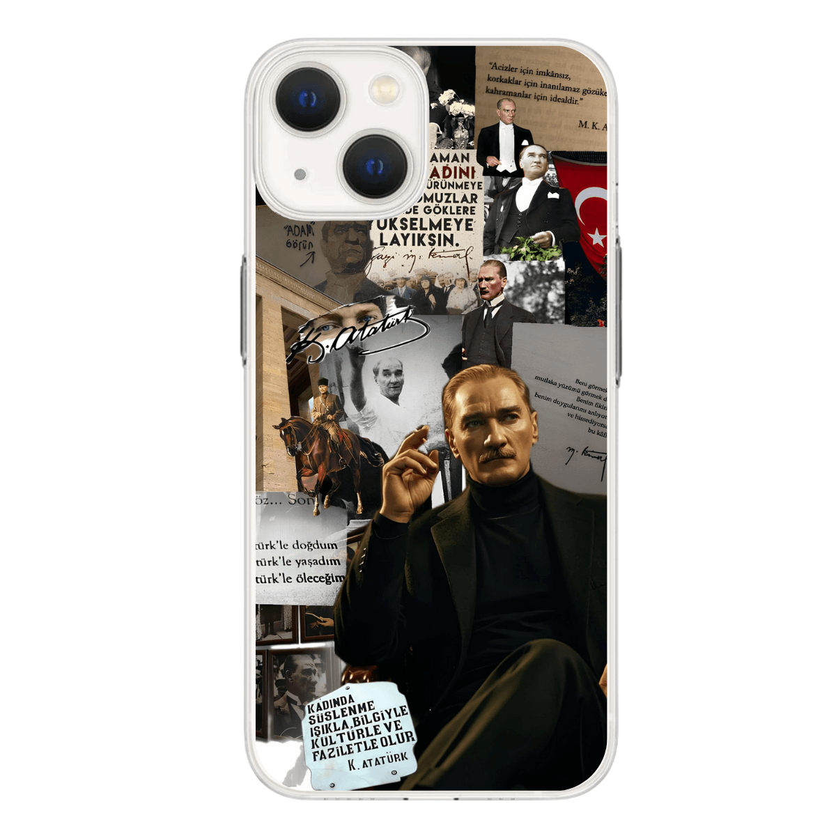 Atatürk Baskılı Telefon Kılıfı (Android/Ios Uyumlu)