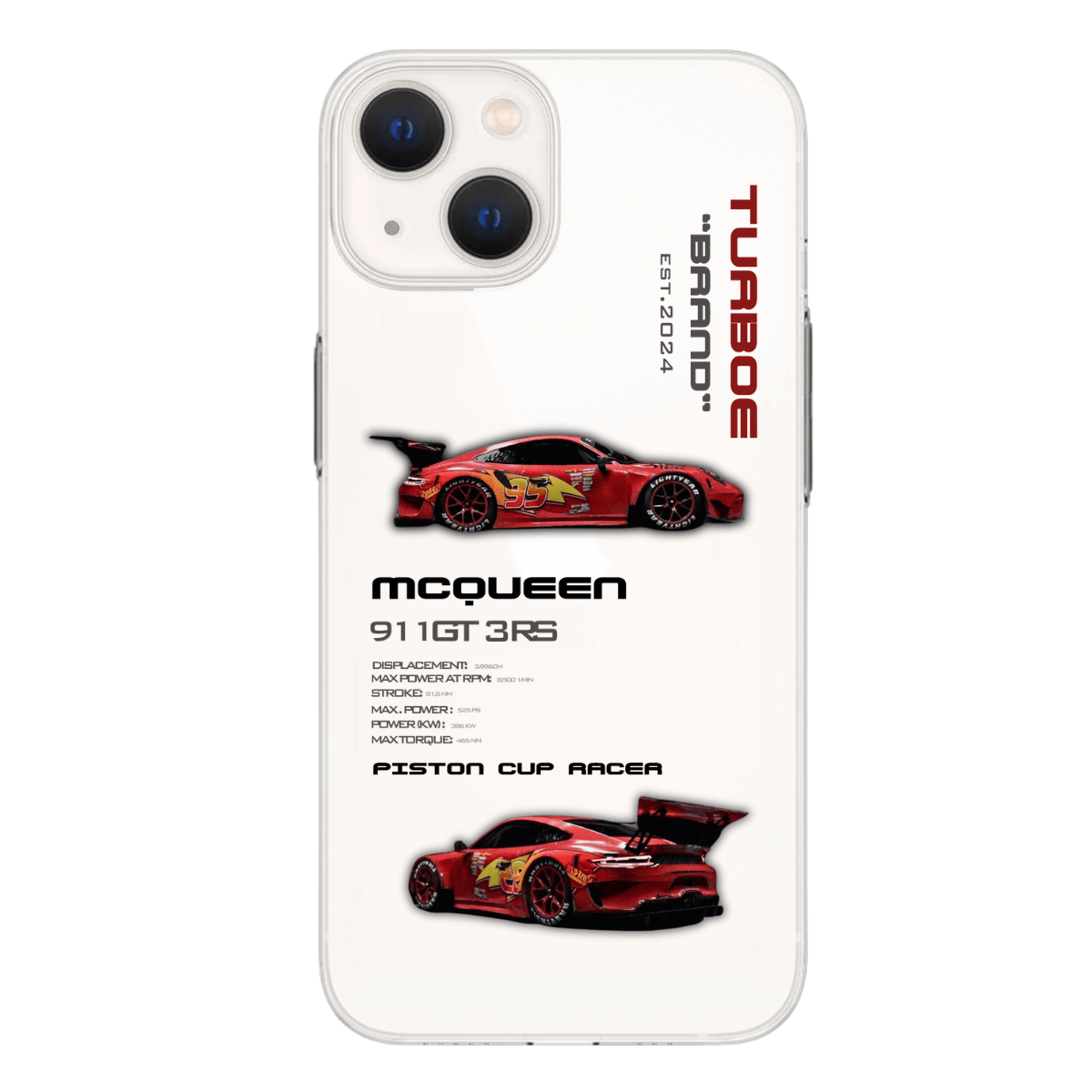 Mcqueen Porsche 911GT3RS Baskılı Telefon Kılıfı (Android/Ios Uyumlu)