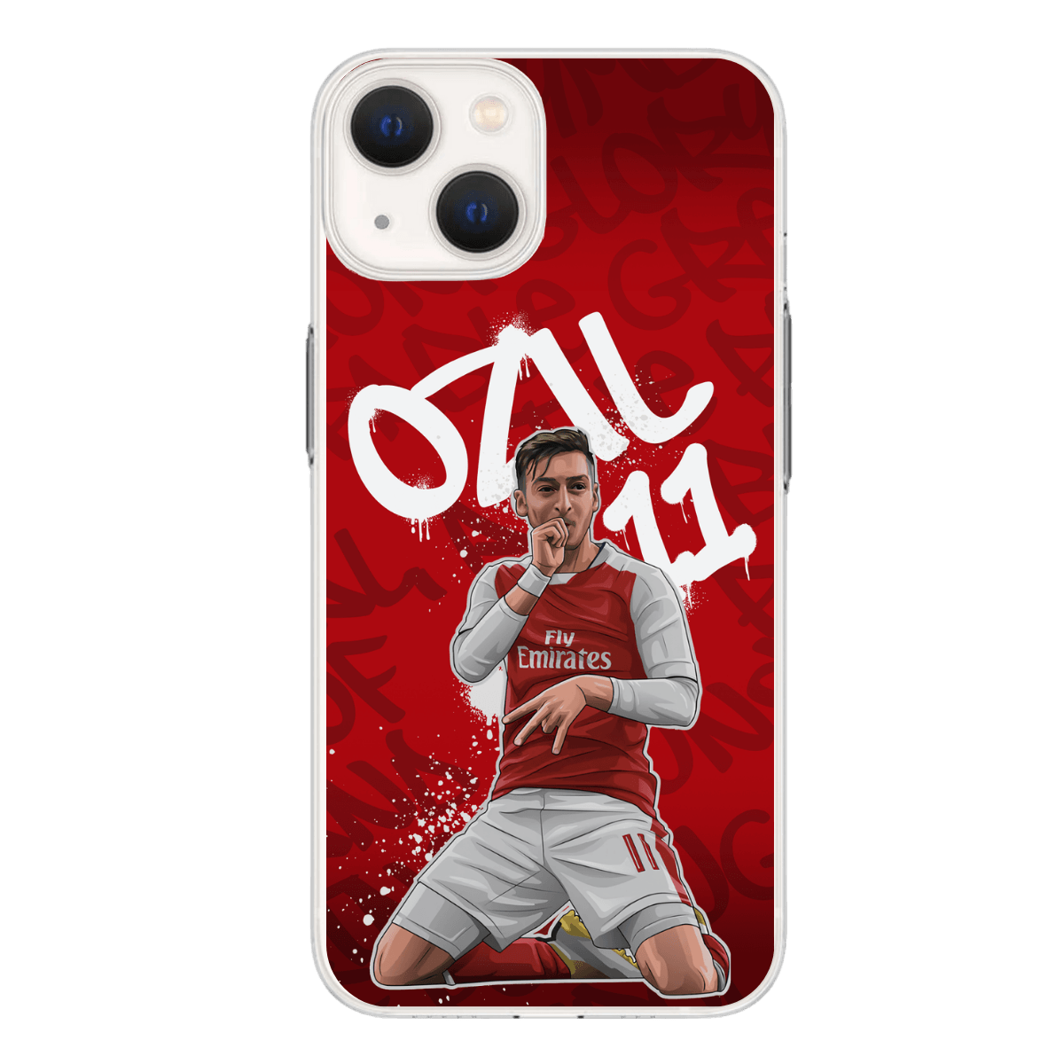 Mesut Özil Grafiti Baskılı Telefon Kılıfı (Android/Ios Uyumlu) 
