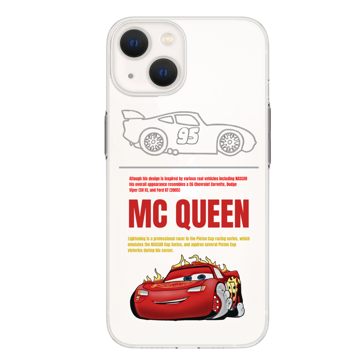 Mcqueen Baskılı Telefon Kılıfı (Android/Ios Uyumlu)