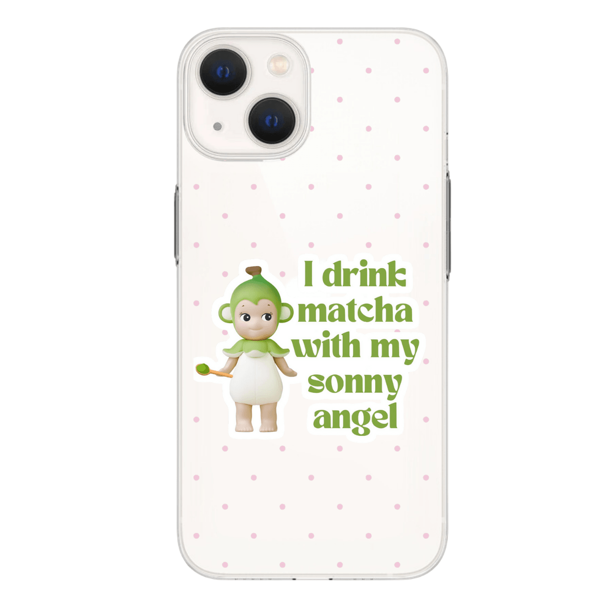 Matcha Renk Sonny Angel Baskılı Telefon Kılıfı (Android/Ios Uyumlu)
