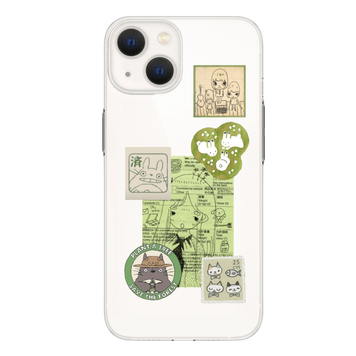 Totoro Baskılı Telefon Kılıfı (Android/Ios Uyumlu)