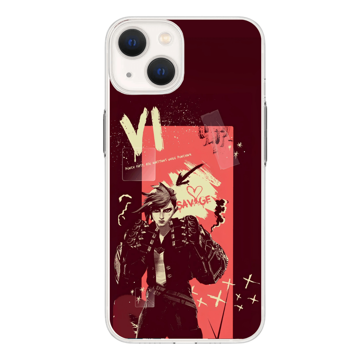 ARCANE Vİ - League of Legends Baskılı Telefon Kılıfı (Android/Ios Uyumlu)