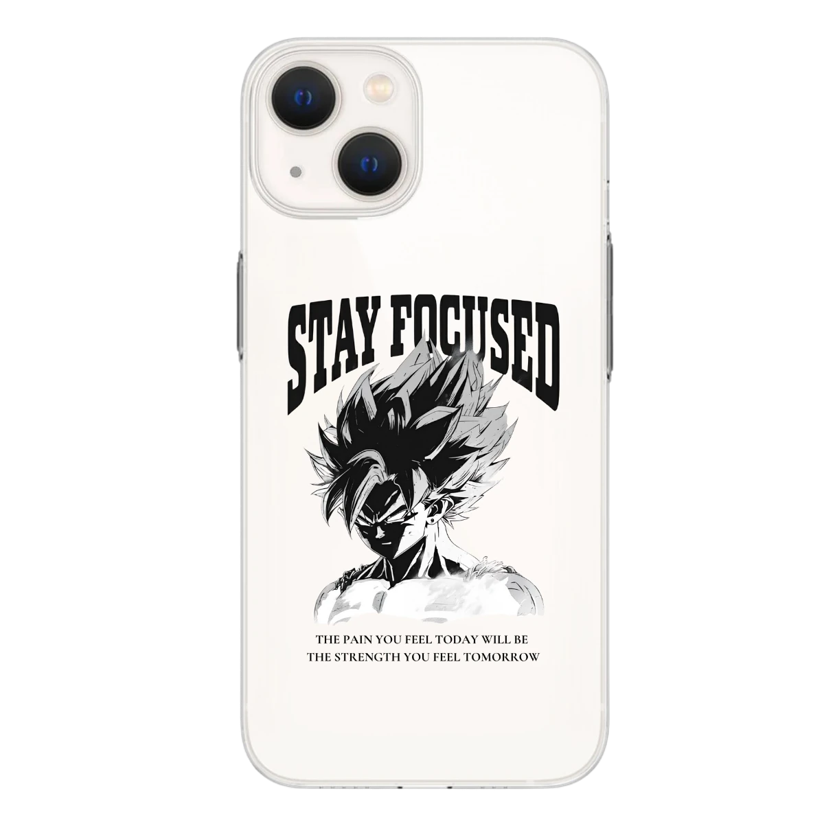 "Stay Focused" Baskılı Telefon Kılıfı (Android/Ios Uyumlu) 