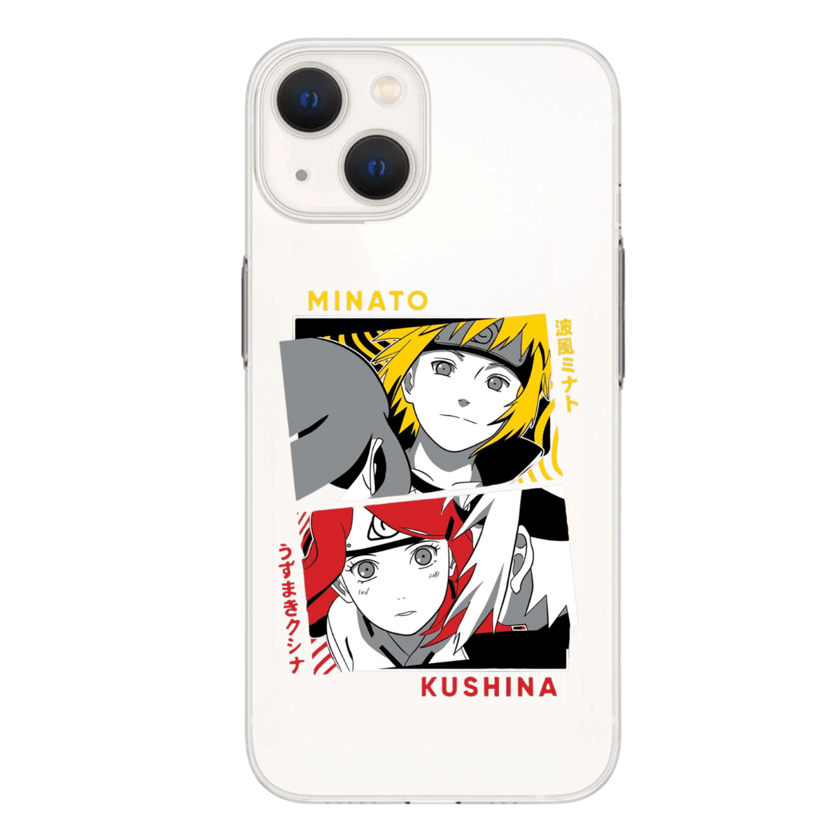 Minato & Kushina Anime Baskılı Telefon Kılıfı (Android/Ios Uyumlu) 