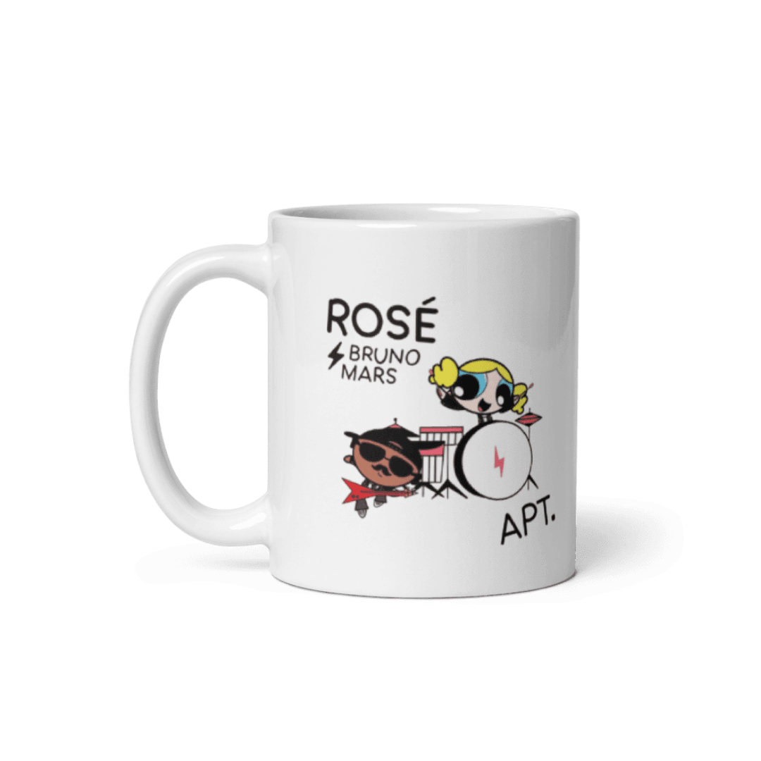 APT. Baskılı Çift Taraflı Baskılı Mug Kupa Beyaz