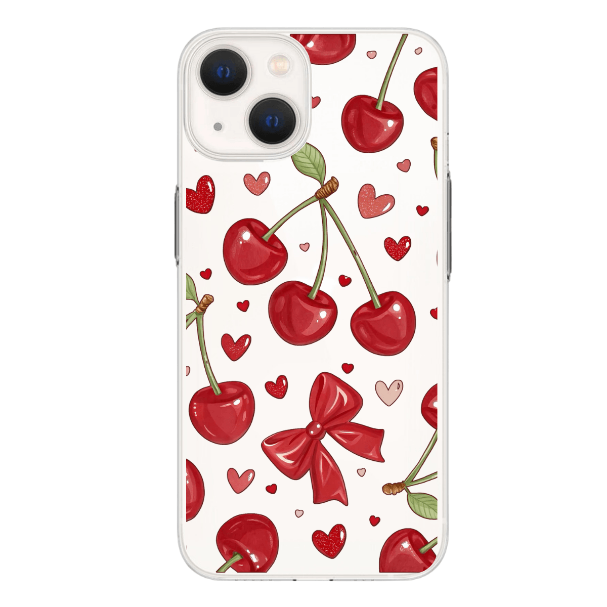 Red Cherries Baskılı Telefon Kılıfı (Android/Ios Uyumlu) 