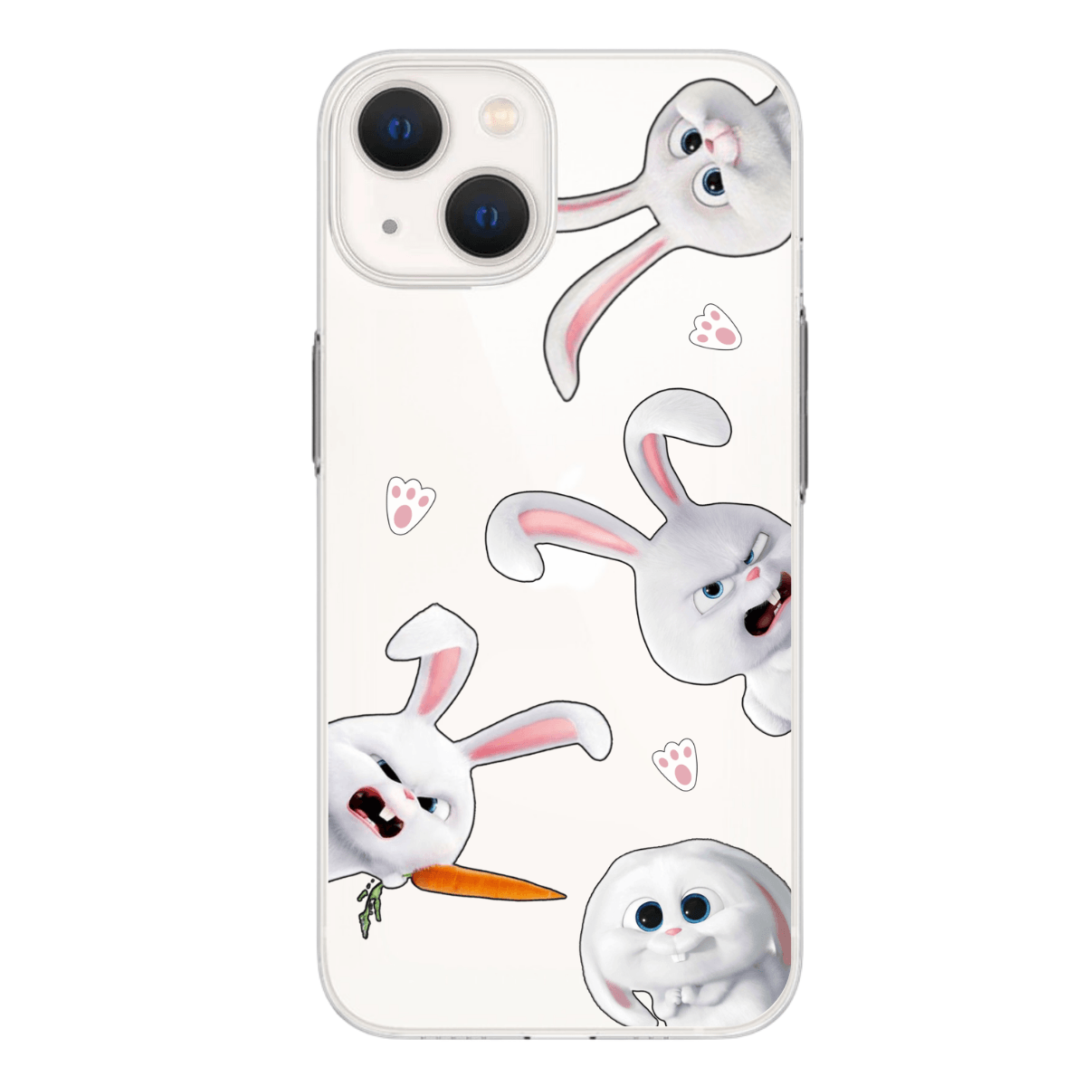 Snowball Bunny Baskılı Telefon Kılıfı (Android/Ios Uyumlu) 