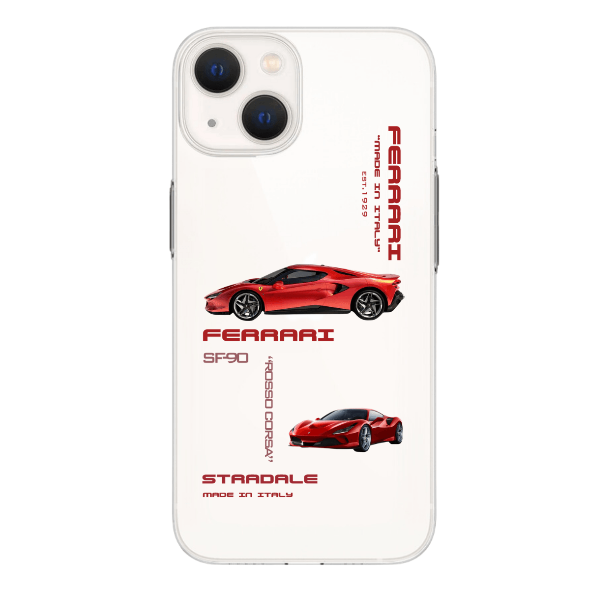 Ferrari SF-90 Baskılı Telefon Kılıfı (Android/Ios Uyumlu)