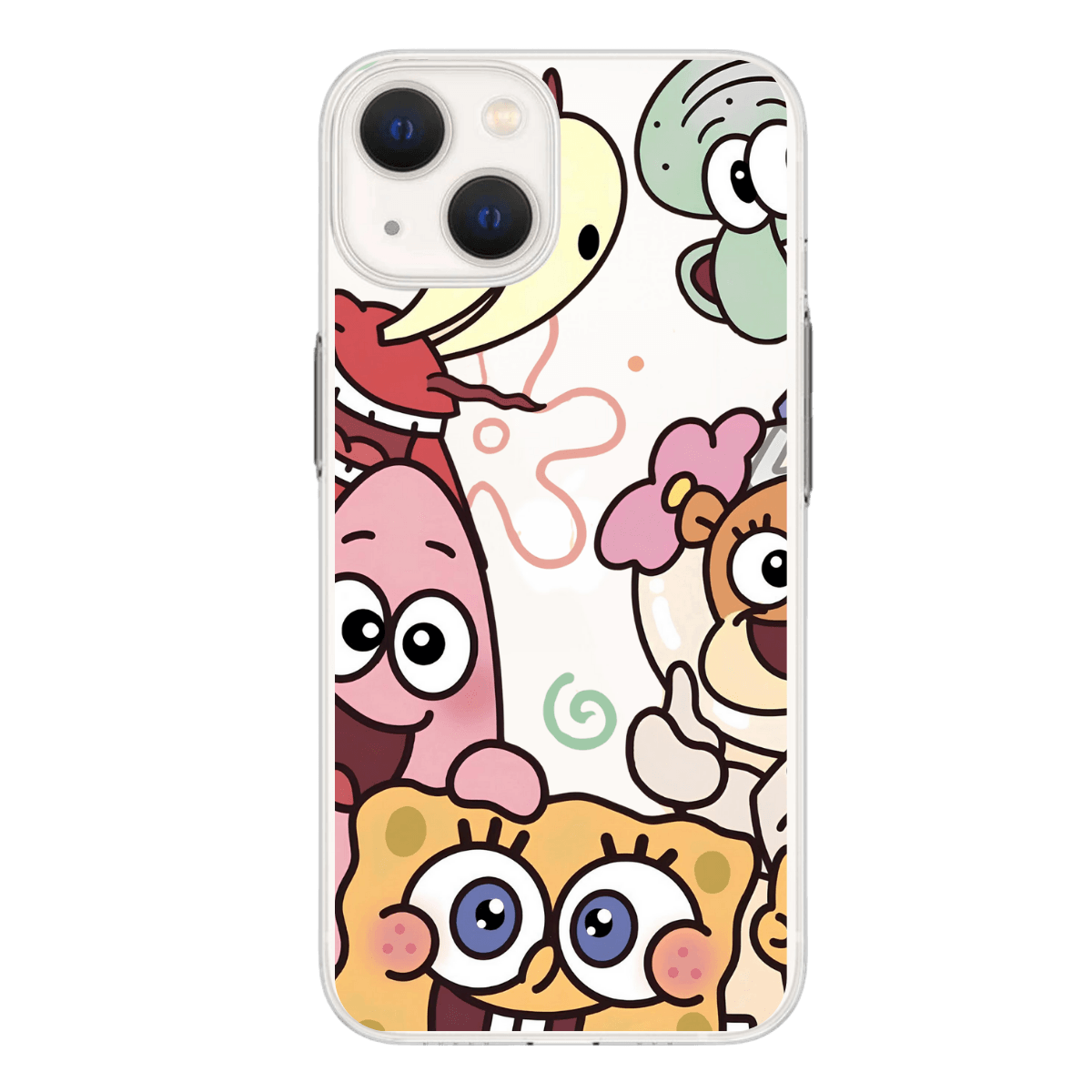 Sünger Bob Kare pantolon Baskılı Telefon Kılıfı (Android/Ios Uyumlu)