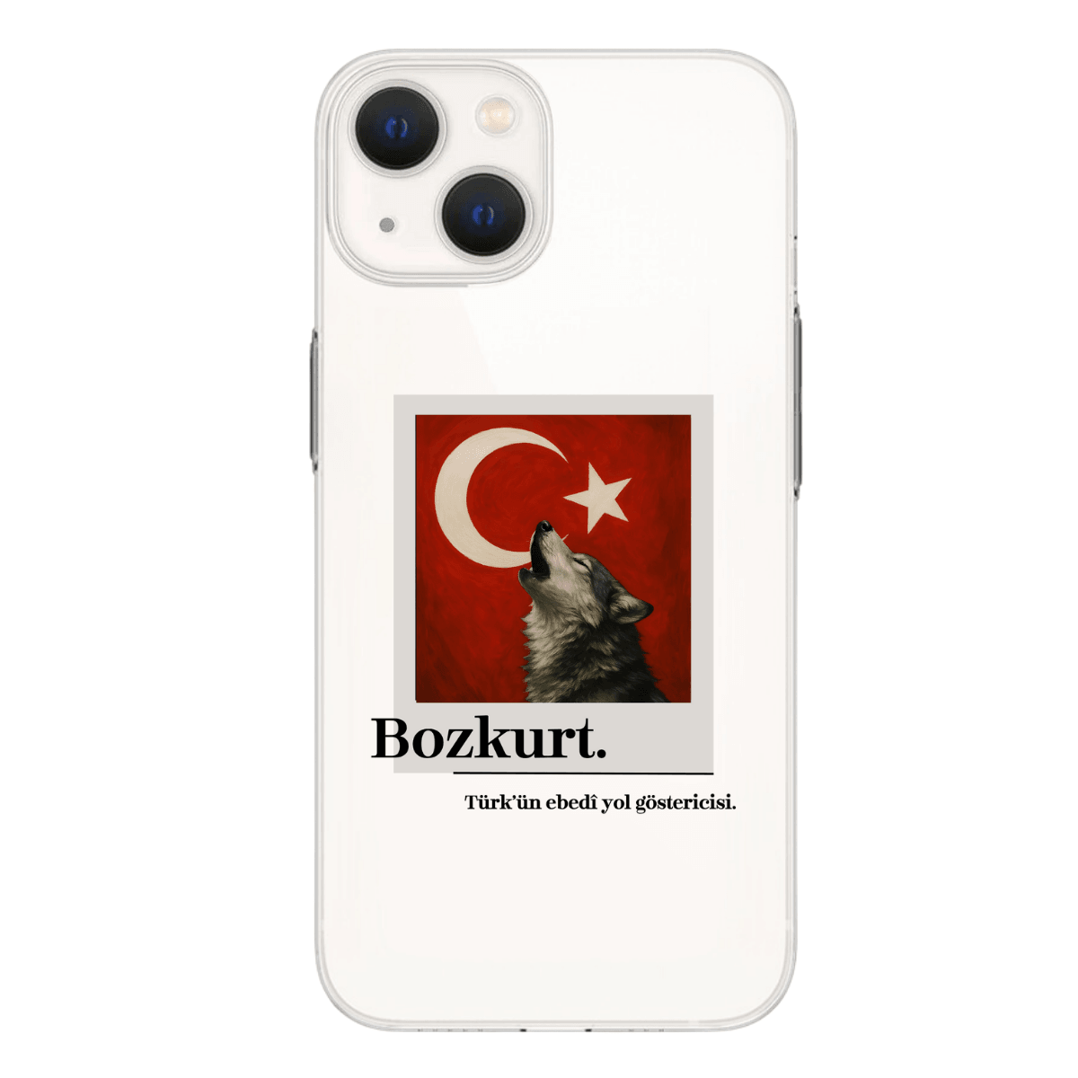 "Bozkurt" Baskılı Telefon Kılıfı (Android/Ios Uyumlu)