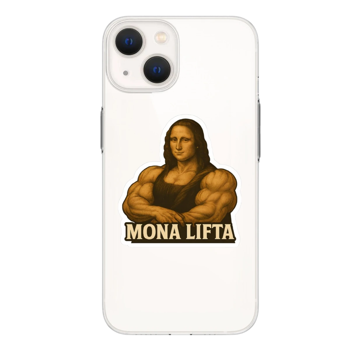 "Mona Lifta" Baskılı Telefon Kılıfı (Android/Ios Uyumlu) 