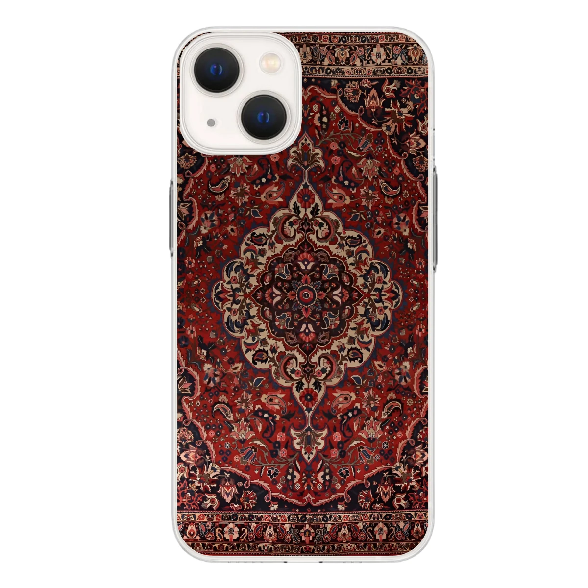 Kırmızı Kilim Motifli Baskılı Telefon Kılıfı (Android/Ios Uyumlu) 