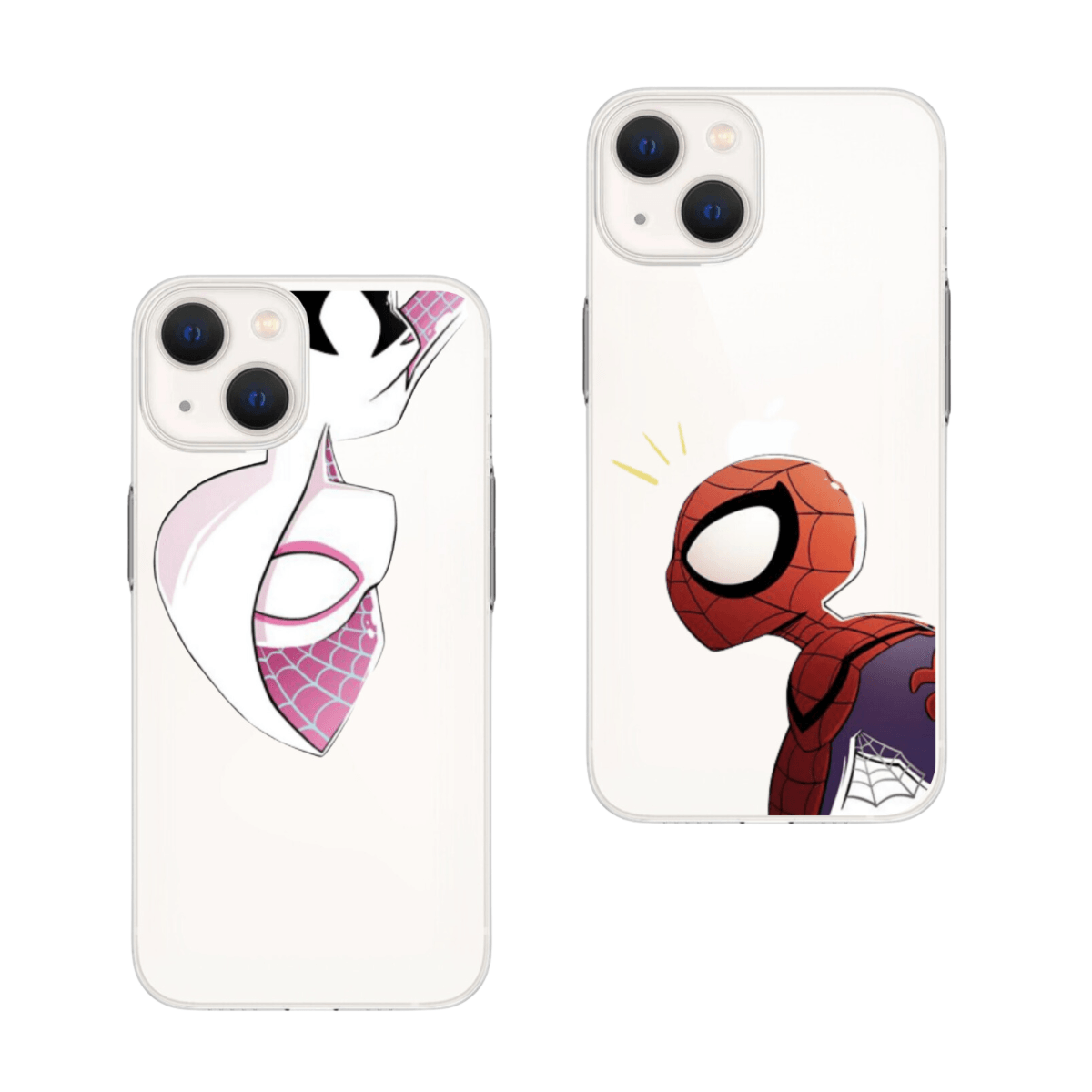 SpidermanxGwen Baskılı Çift Telefon Kılıfları (Android/Ios Uyumlu)