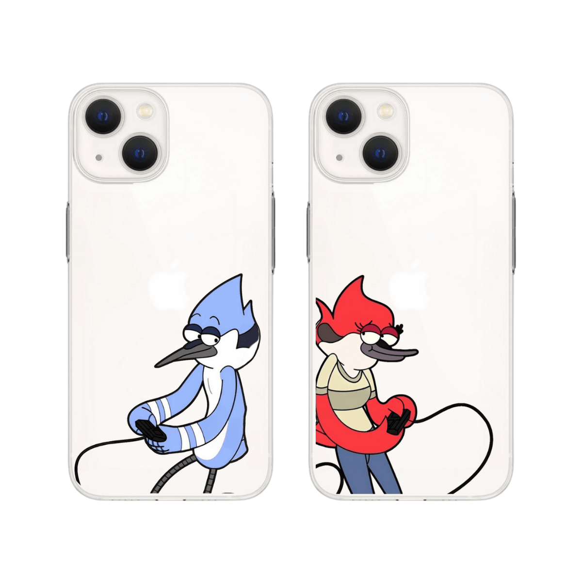Mordecai ve Margaret Baskılı Çift Telefon Kılıfları (Android/Ios Uyumlu)