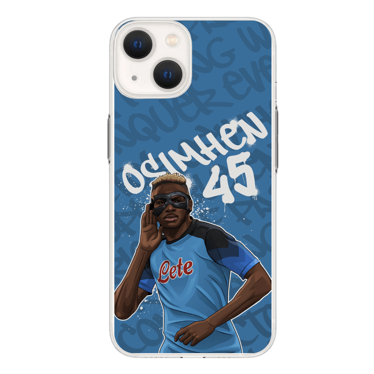 Osimhen Grafiti Baskılı Telefon Kılıfı (Android/Ios Uyumlu) 