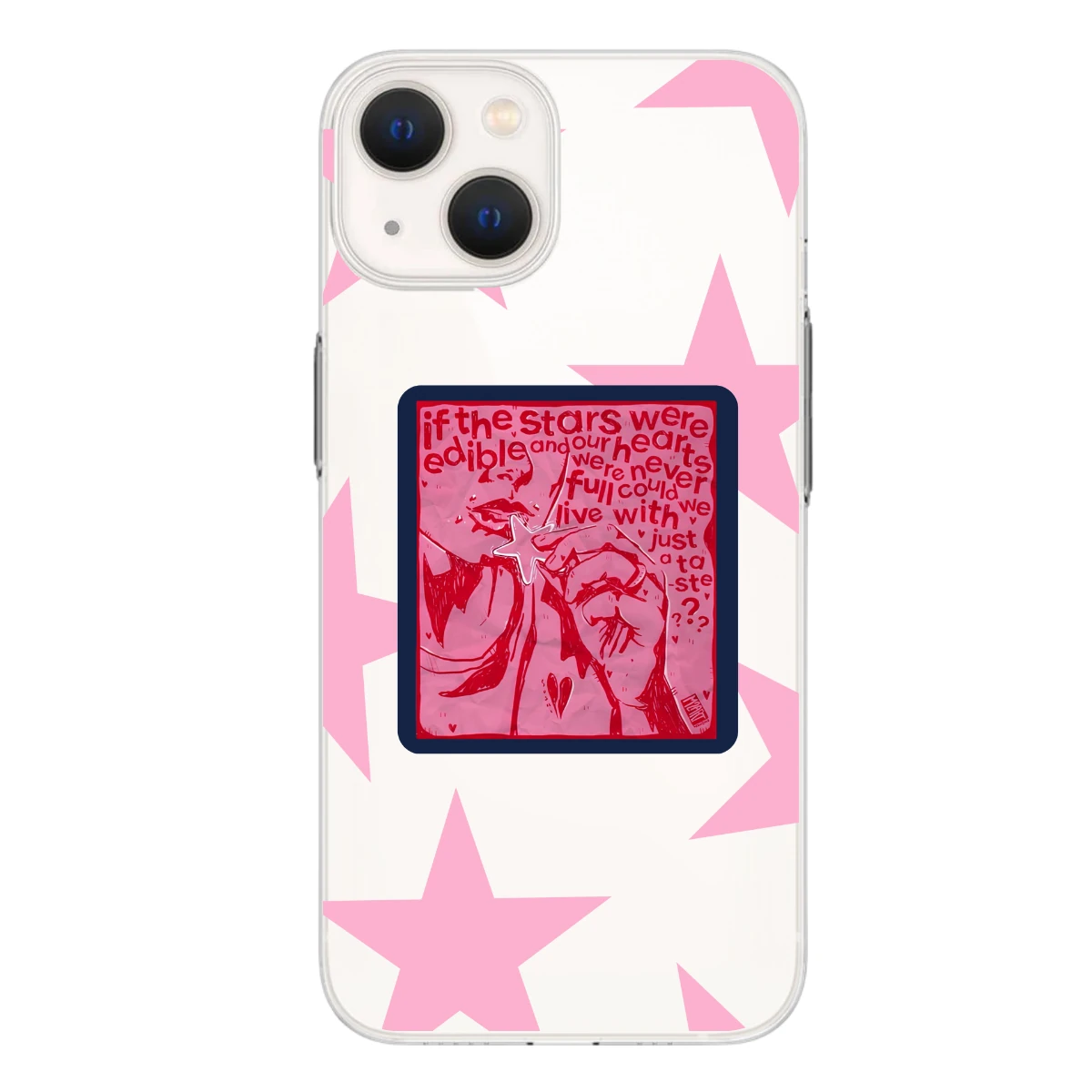 Pink Pop Art Baskılı Telefon Kılıfı (Android/Ios Uyumlu) 