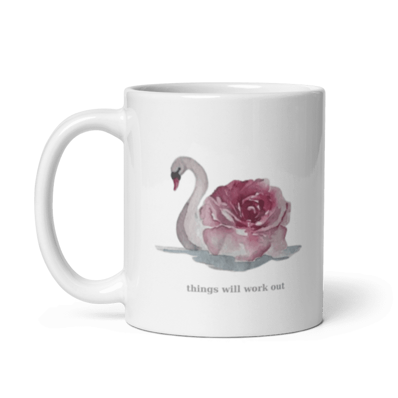 Çift Taraflı Baskılı Mug Kupa Beyaz