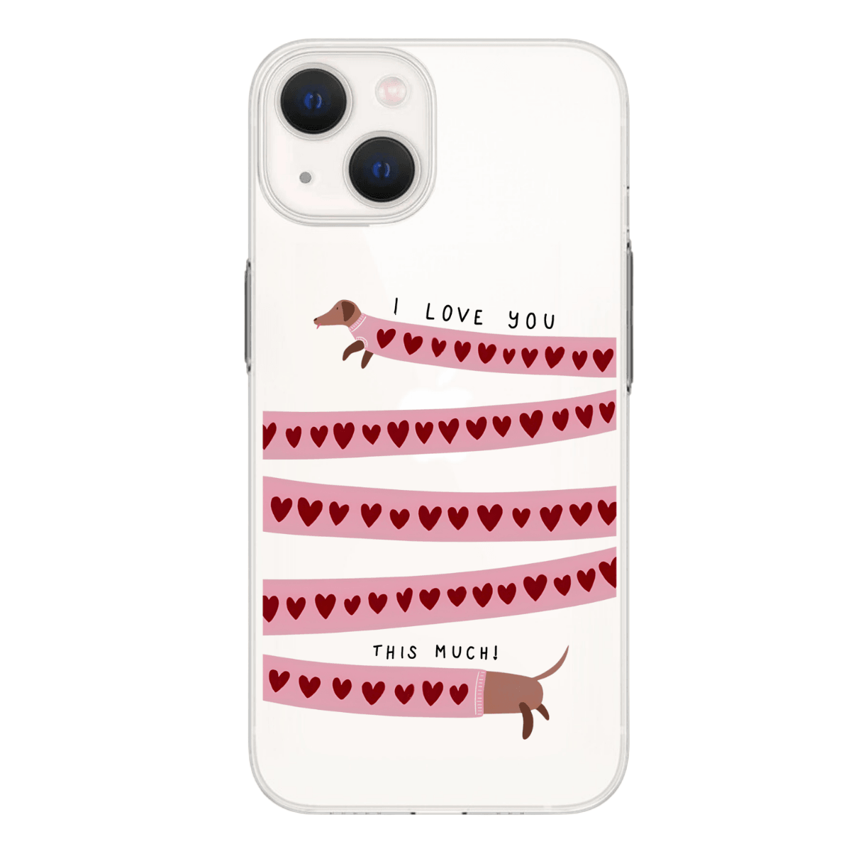  "I Love U That Much!" Baskılı Telefon Kılıfı (Android/Ios Uyumlu) 