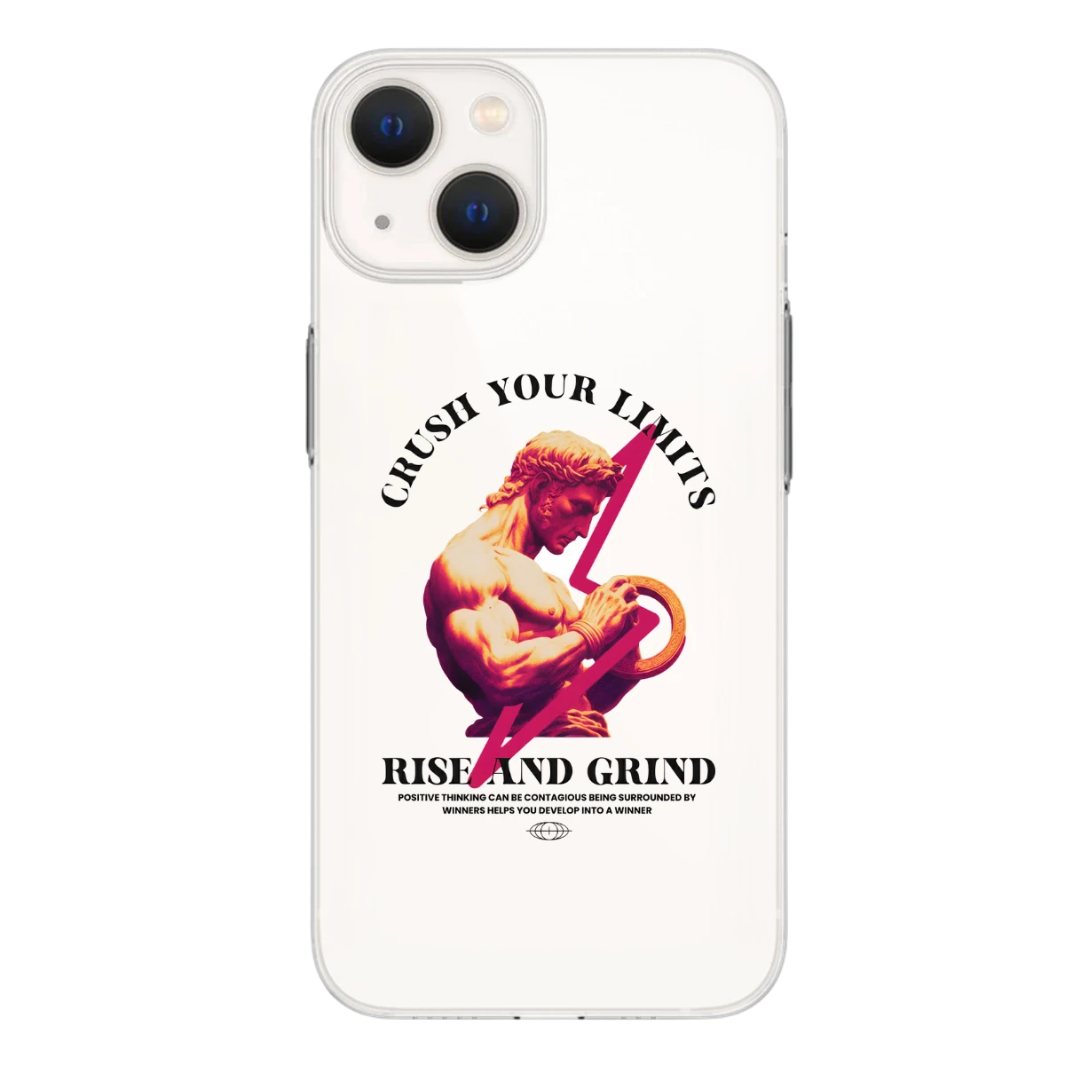 "Crush Your Limits" Baskılı Telefon Kılıfı (Android/Ios Uyumlu) 