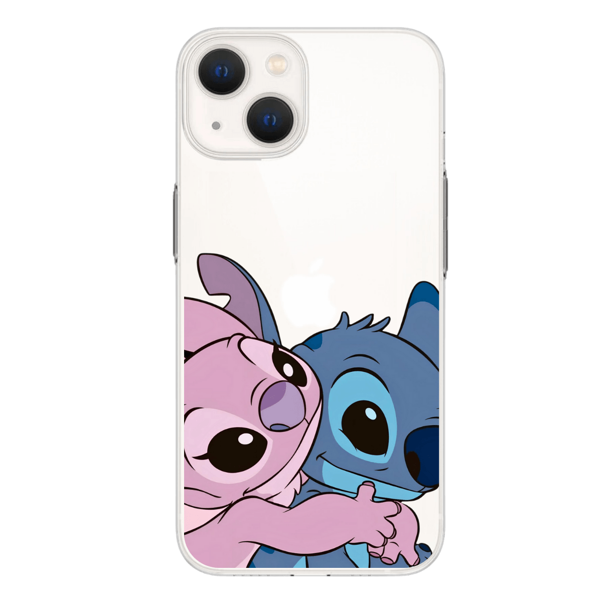 Disney - Stitch & Angel Baskılı Telefon Kılıfı (Android/Ios Uyumlu) 