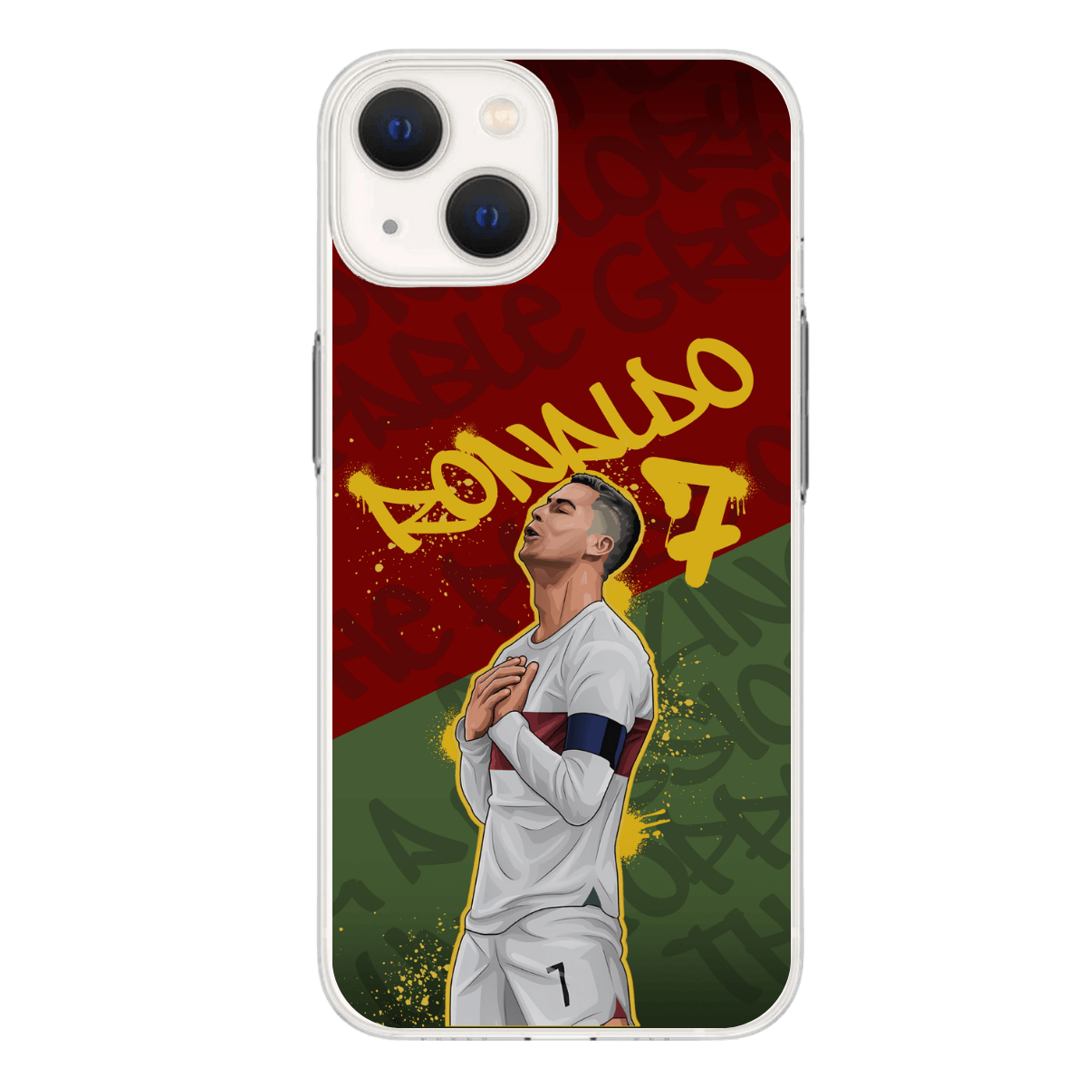 Cristiano Ronaldo Baskılı Telefon Kılıfı (Android/Ios Uyumlu) 