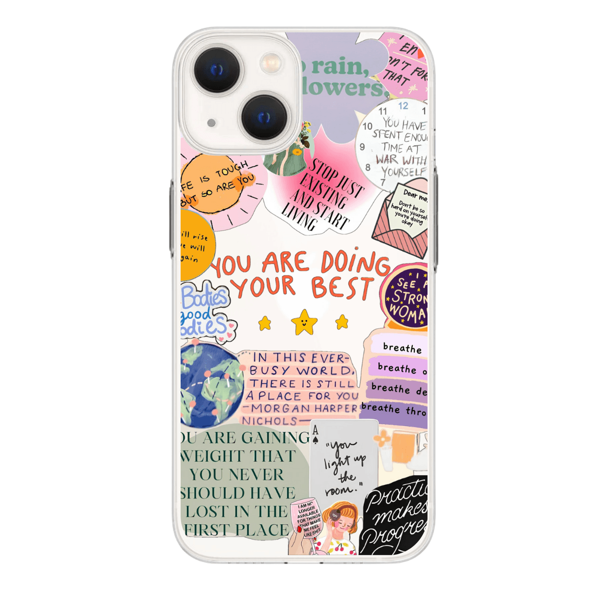 "You're Doing Best" Baskılı Telefon Kılıfı (Android/Ios Uyumlu) 