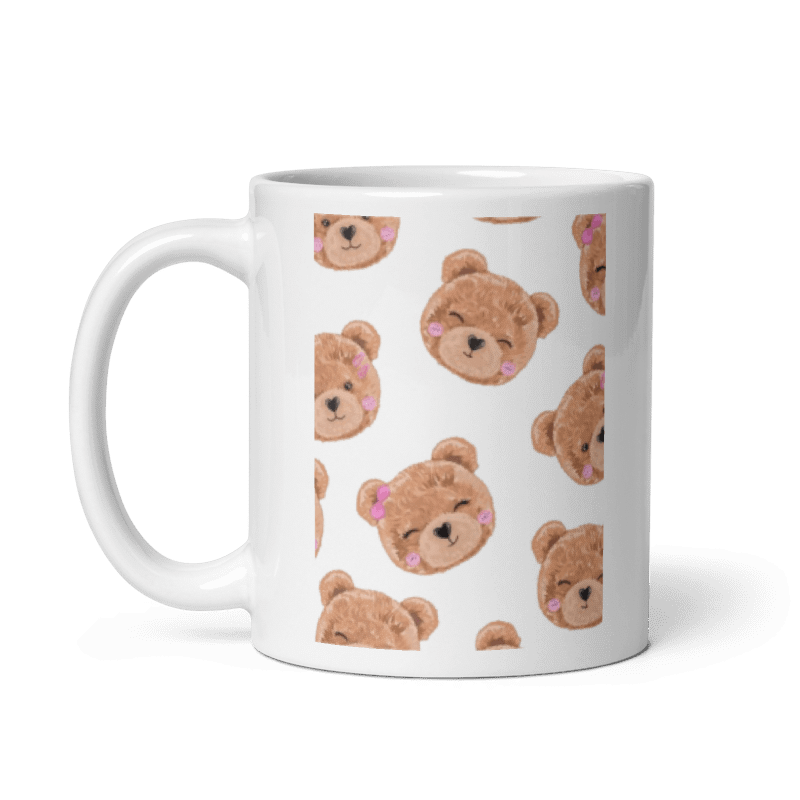 Çift Taraflı Baskılı Mug Kupa Beyaz