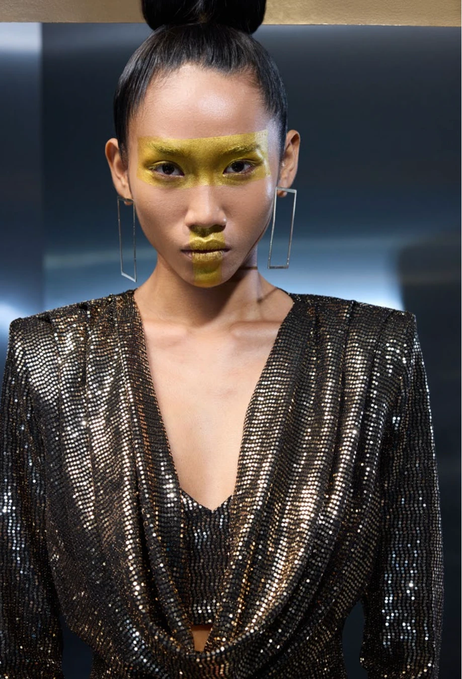 Full Lycra Pullu Tasarim Abiye Elbise