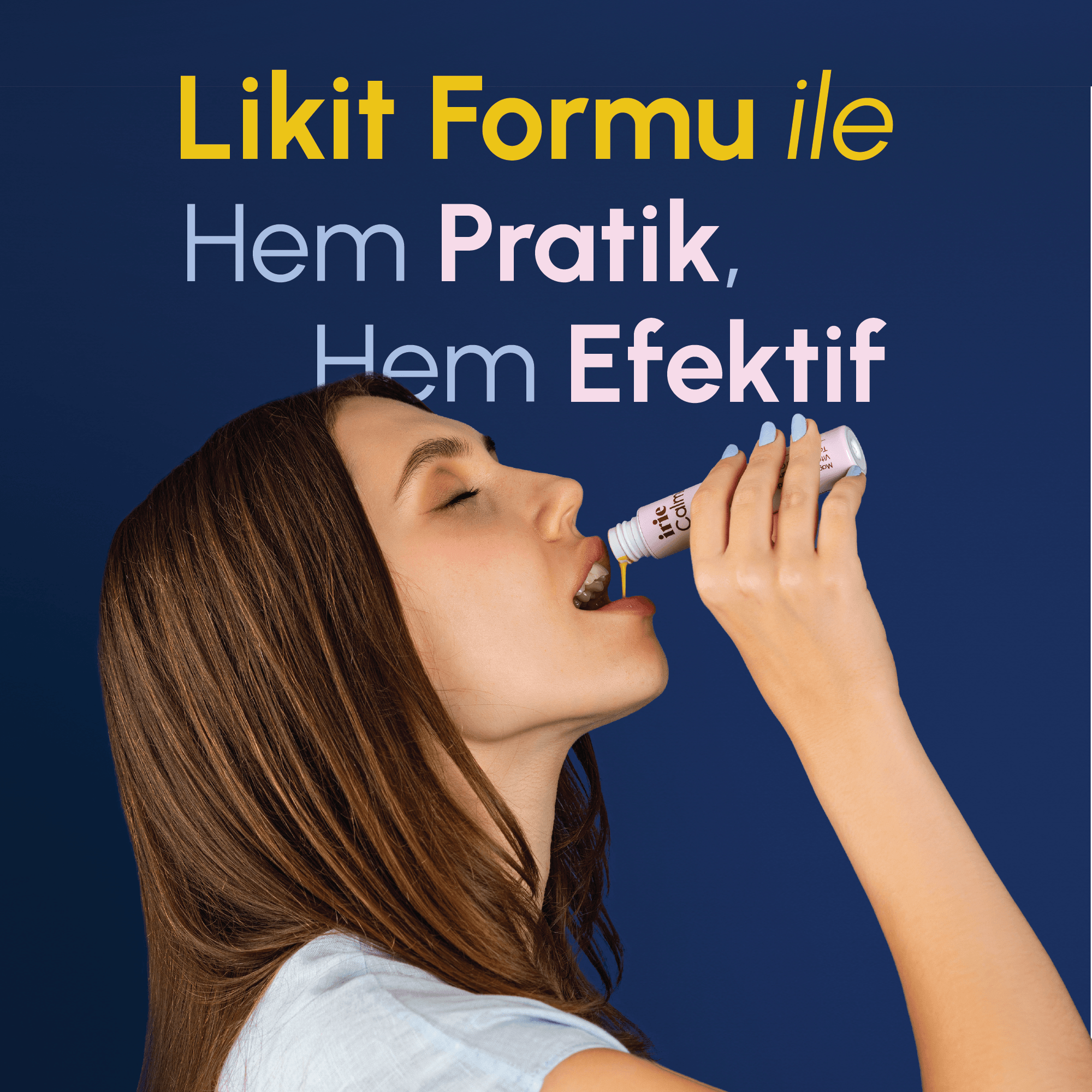 Calmie Magnezyum, Rodiola, Ekstresi, Kurkumin, Vit B6, GLA İçeren Takviye Edici Gıda (40mL x 5)