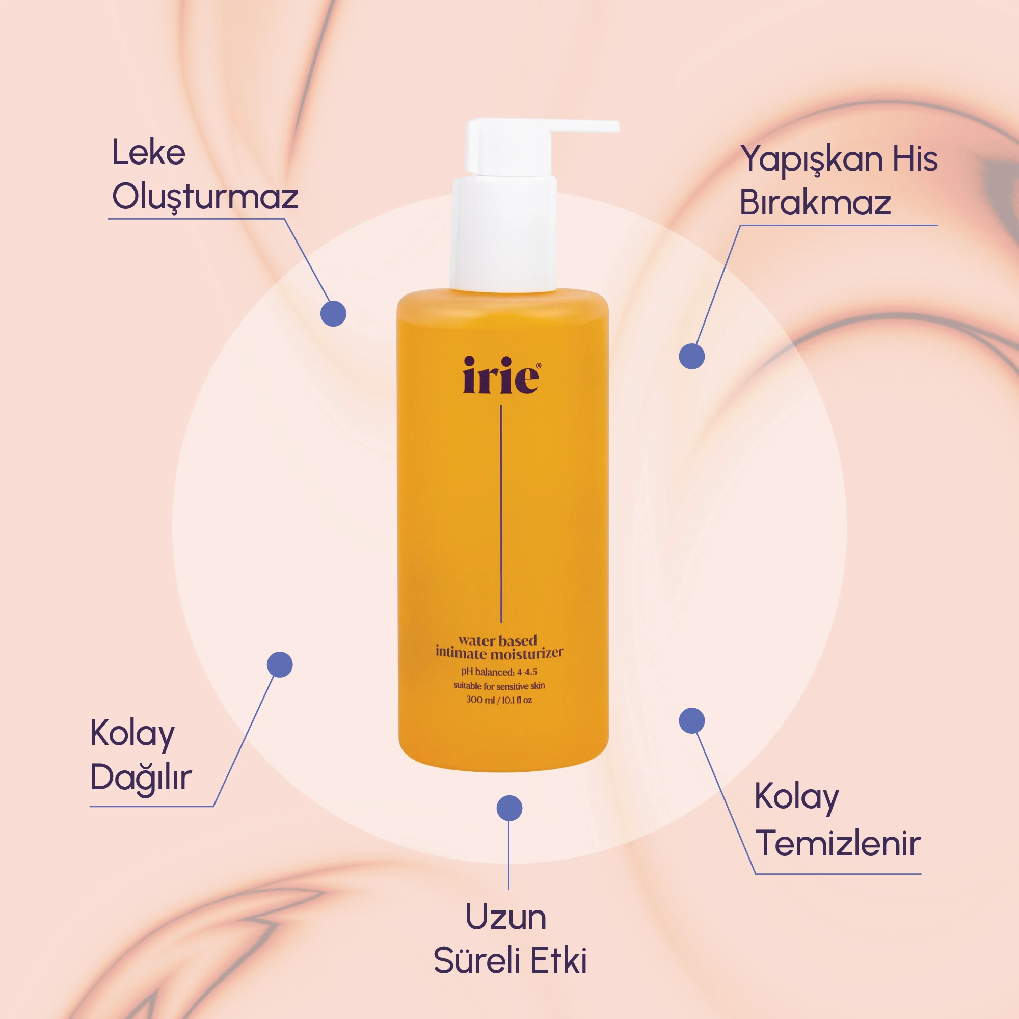 美容液 kay irie Kayganlaştırıcı Etkili İntim Nemlendirici 300mL - Su Bazlı