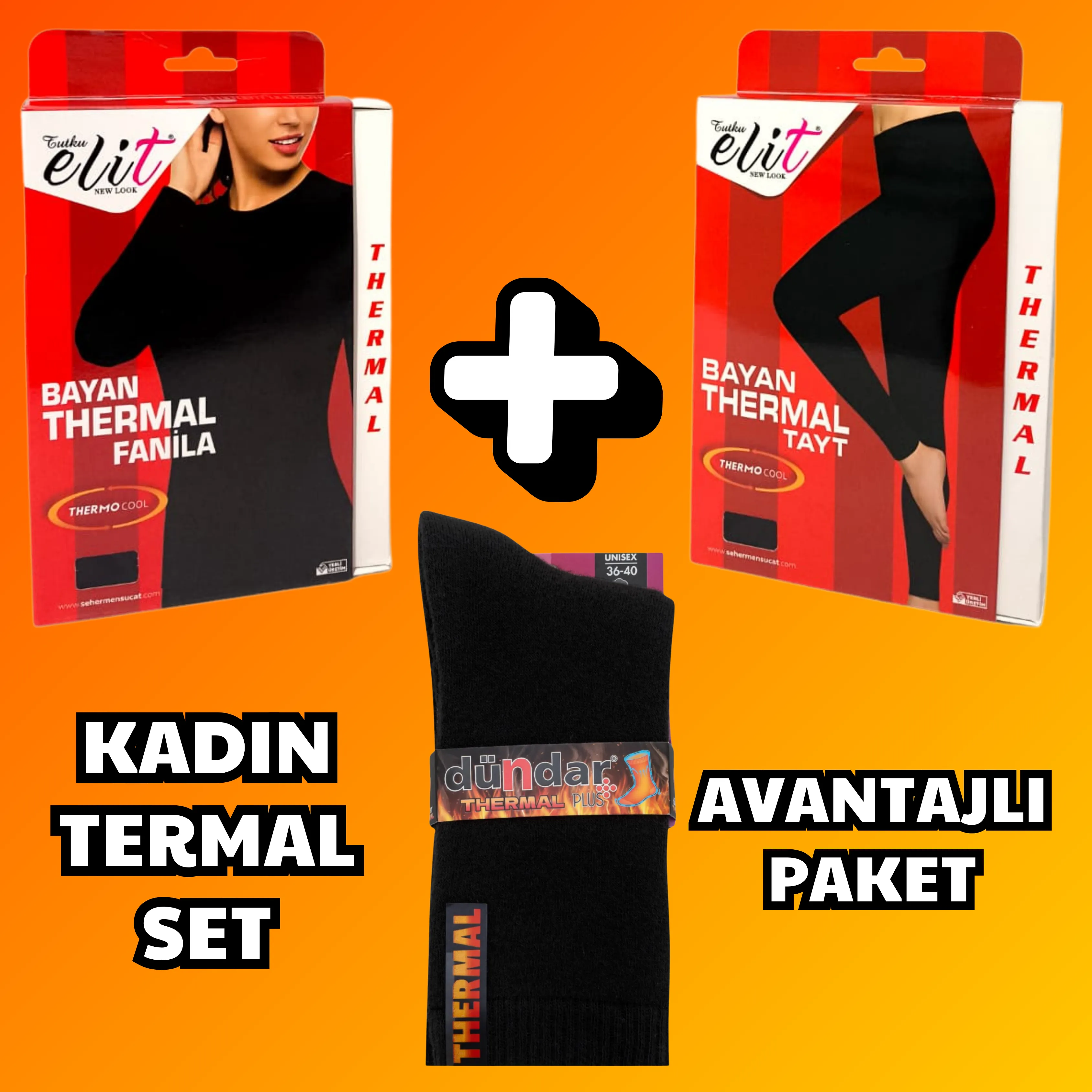 Tutku ELİT & Dündar KADIN 3'lü Set