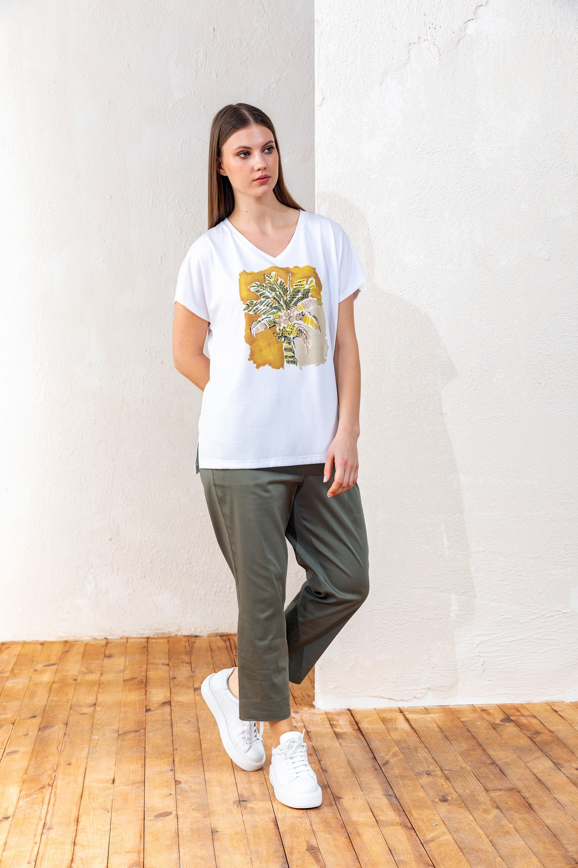 25YP522 BELİ LASTİKLİ PANTOLON