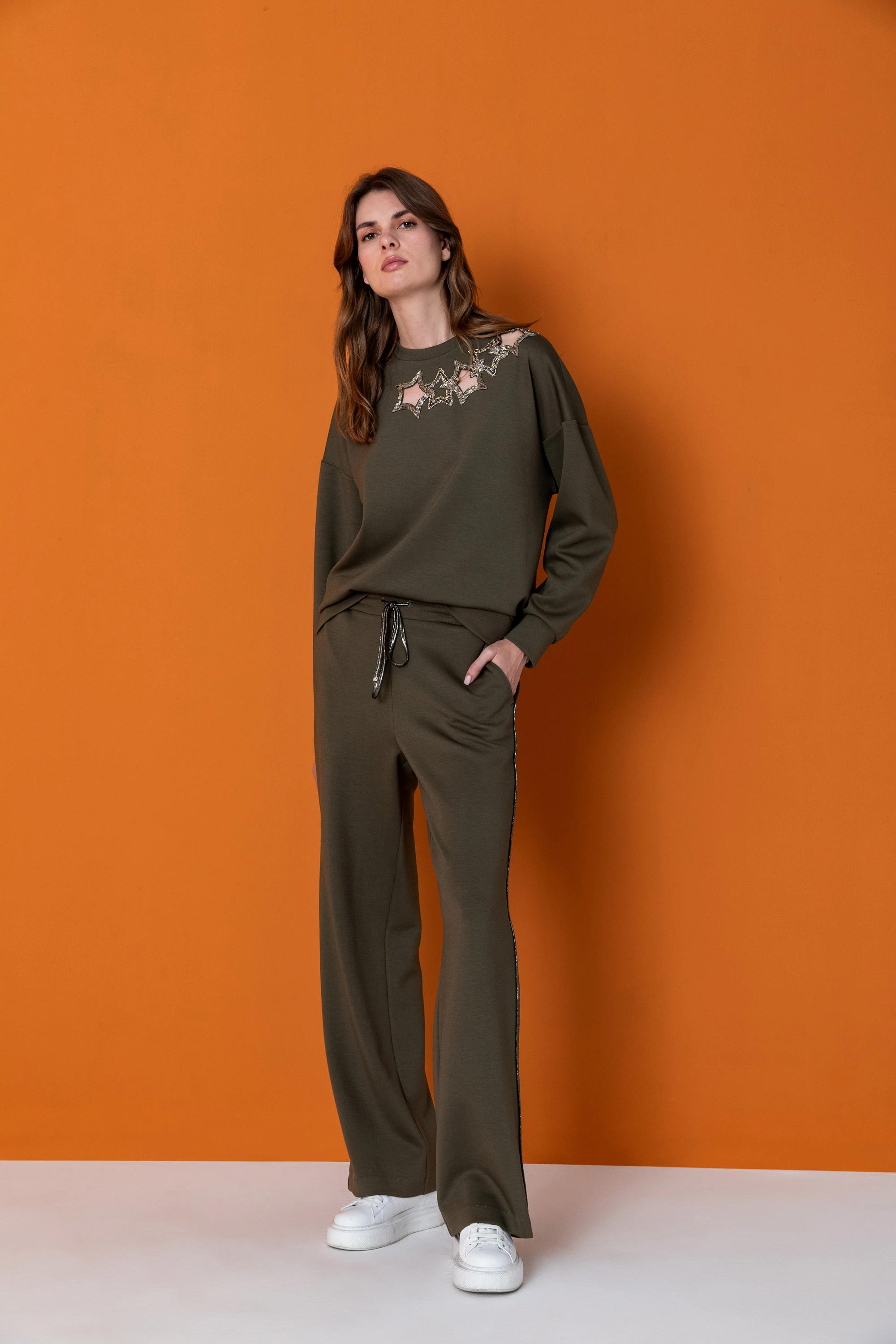 26KF003 BELİ LASTİKLİ EŞOFMAN