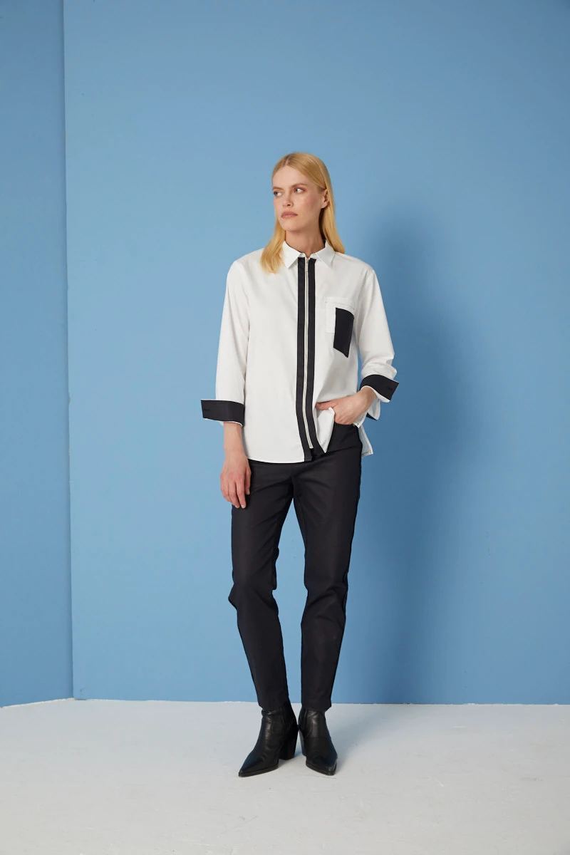 26KP011 LAK KAPLAMALI PANTOLON