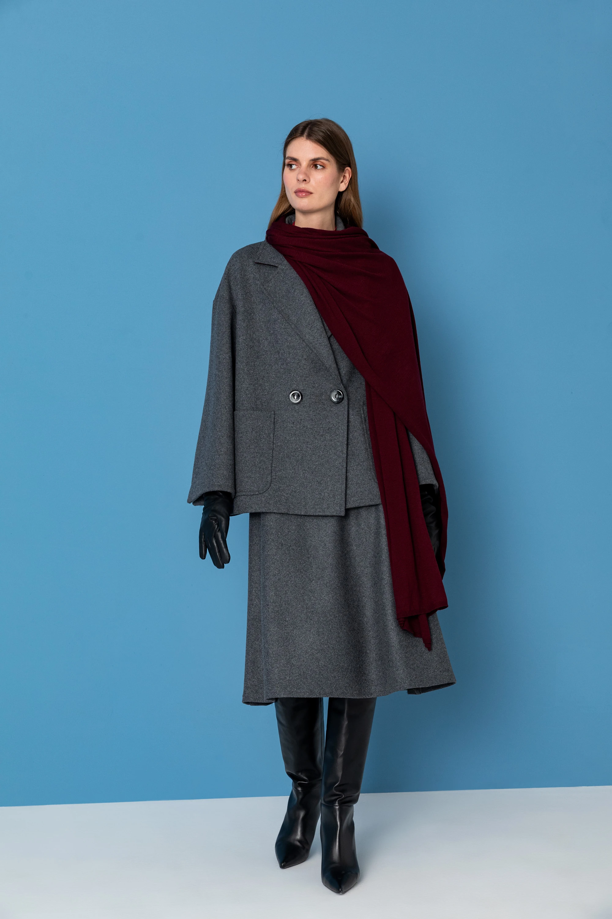 26KK005 YÜN KRUVAZE KABAN