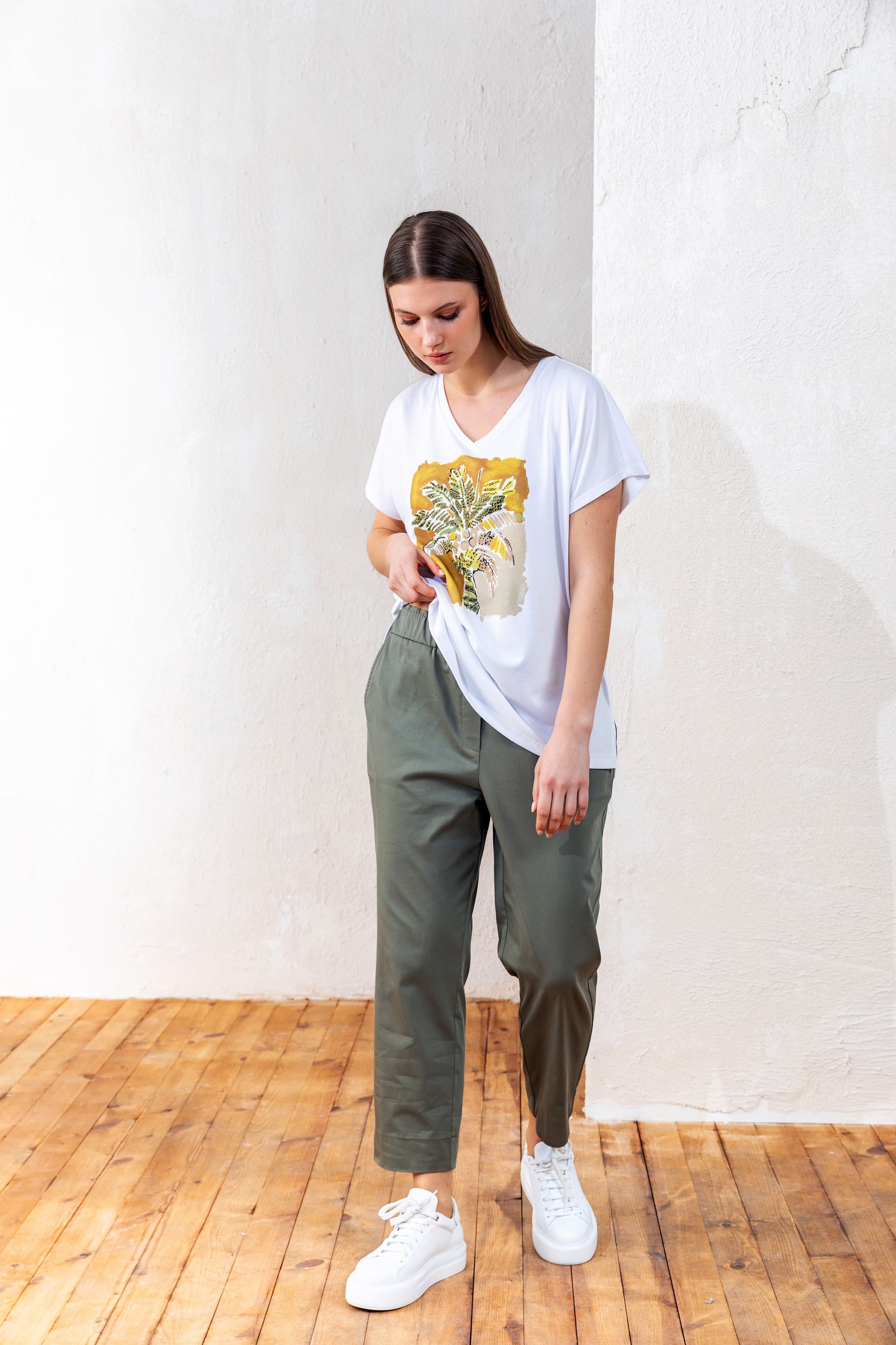 25YP522 BELİ LASTİKLİ PANTOLON