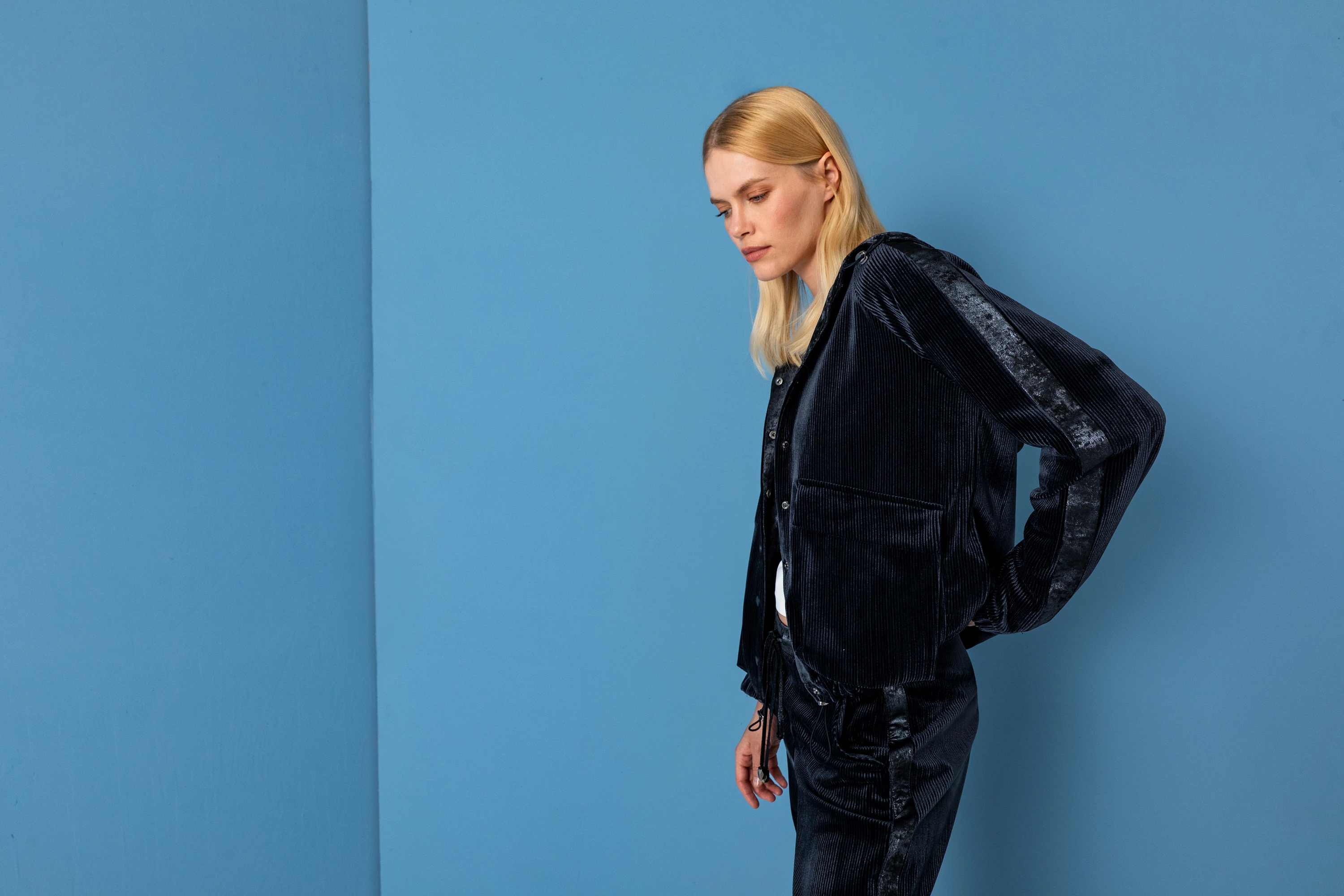 26KS009 ŞÖNİL KADİFE SWEAT 