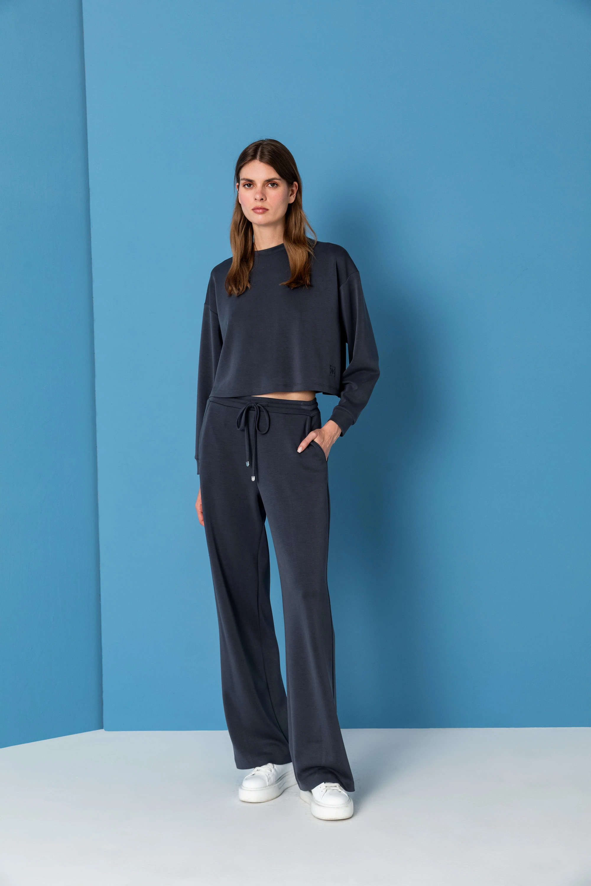 26KS017 MODAL UZUN KOL SWEAT