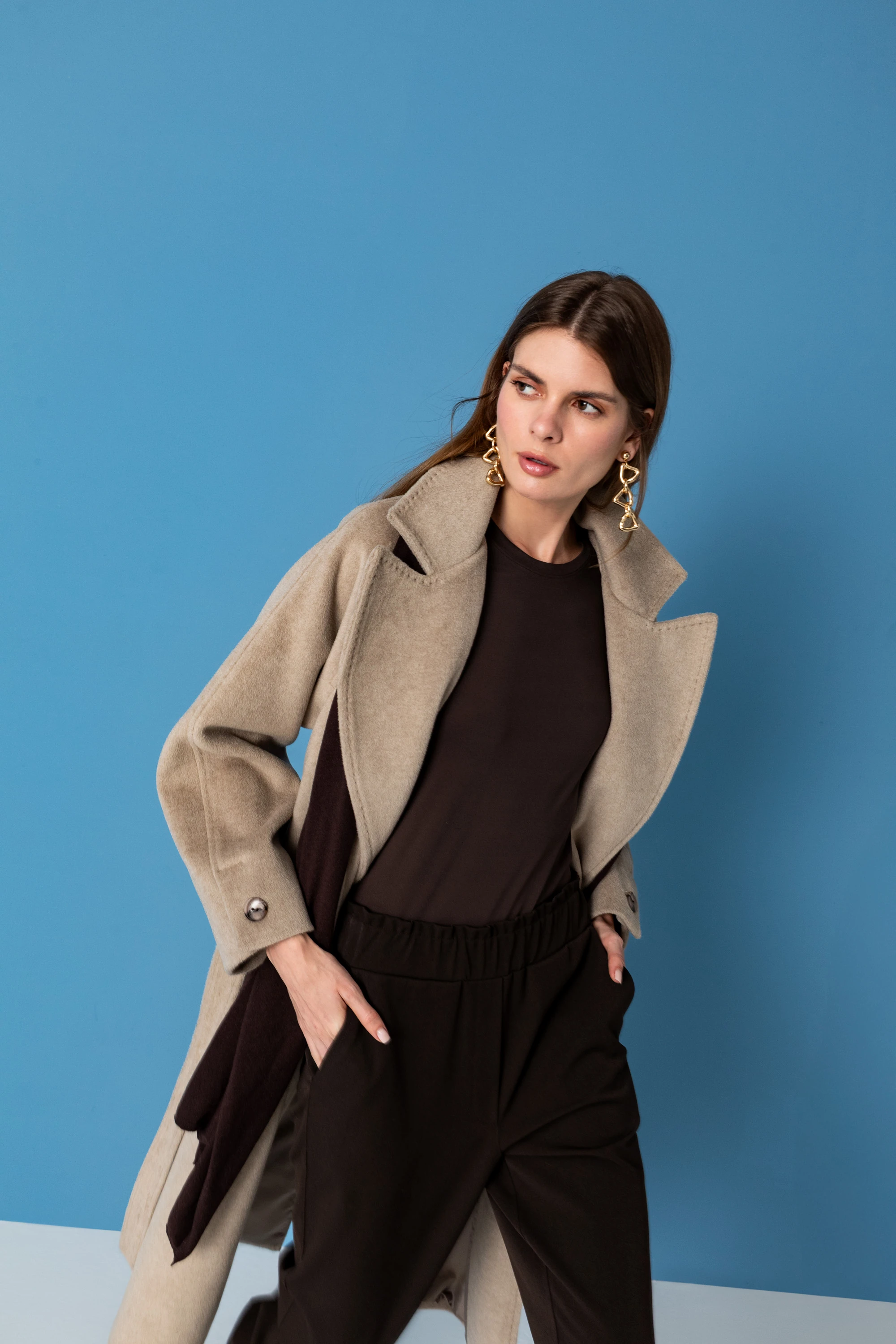 26KK002 KAŞE UZUN KABAN