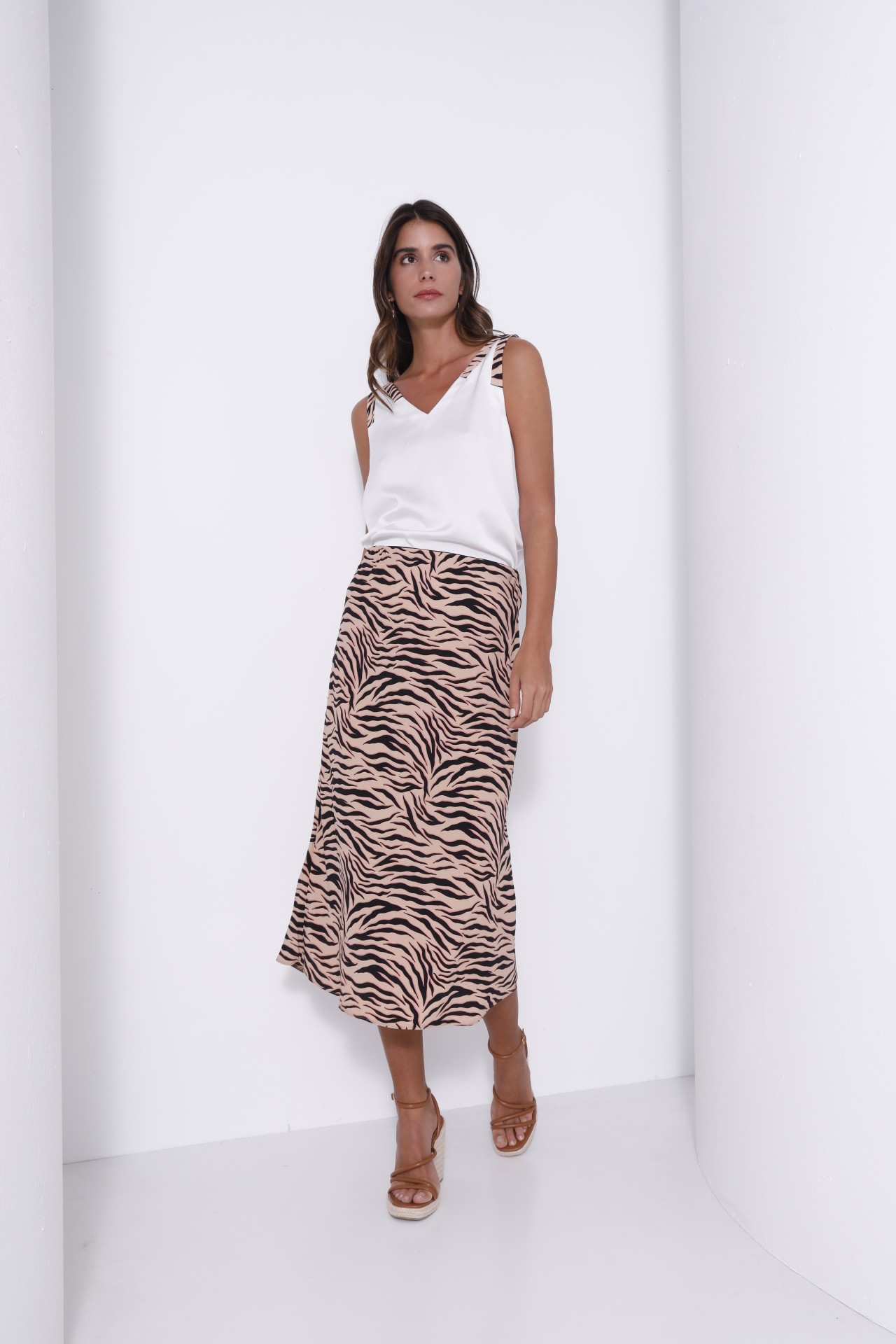 24YB066 ZEBRA GARNİLİ BLUZ