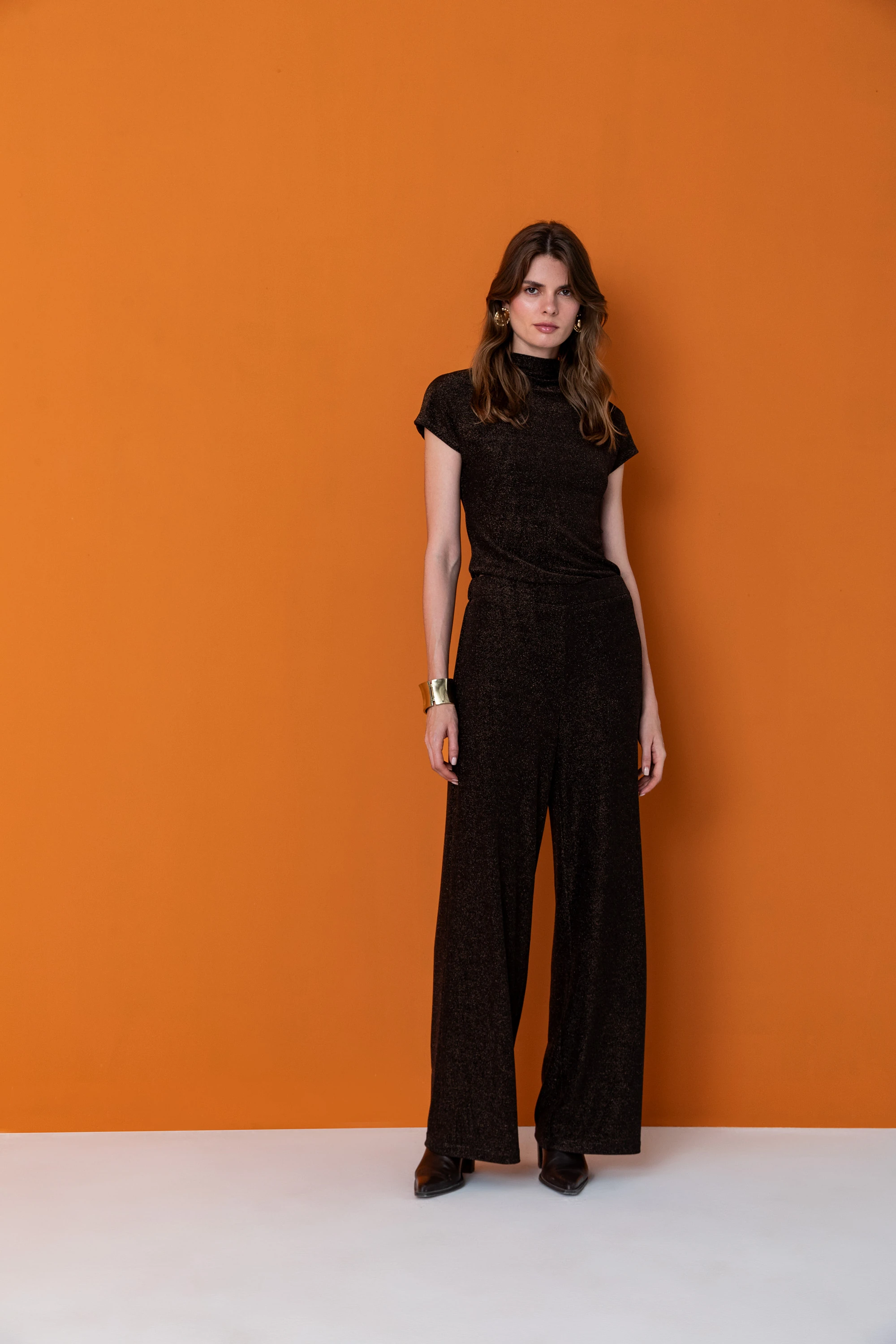 26KP020 SİMLİ ÖRME PANTOLON