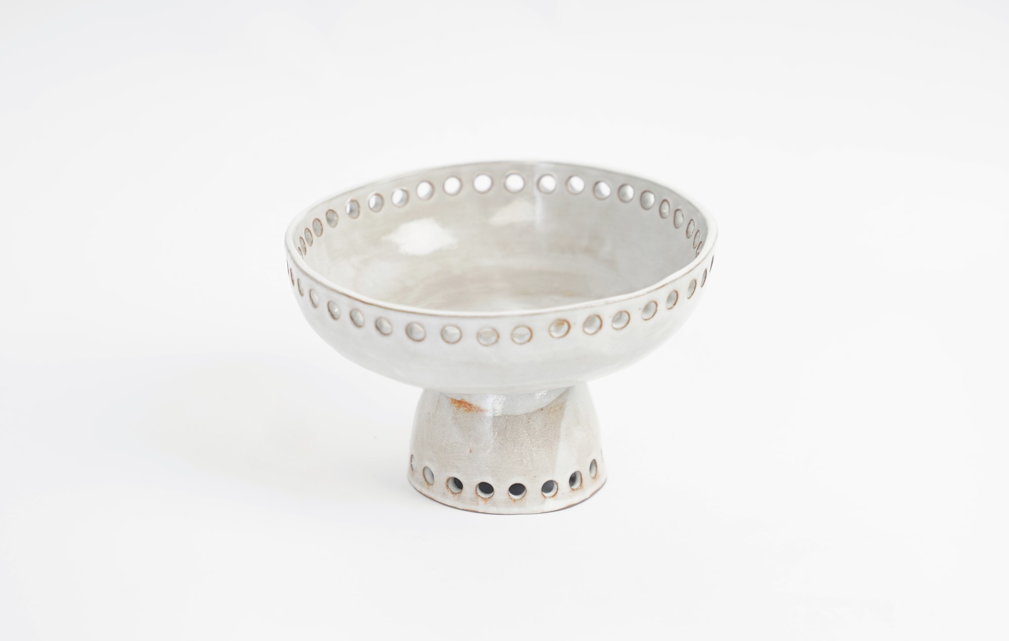 Perforated Footed Bowl