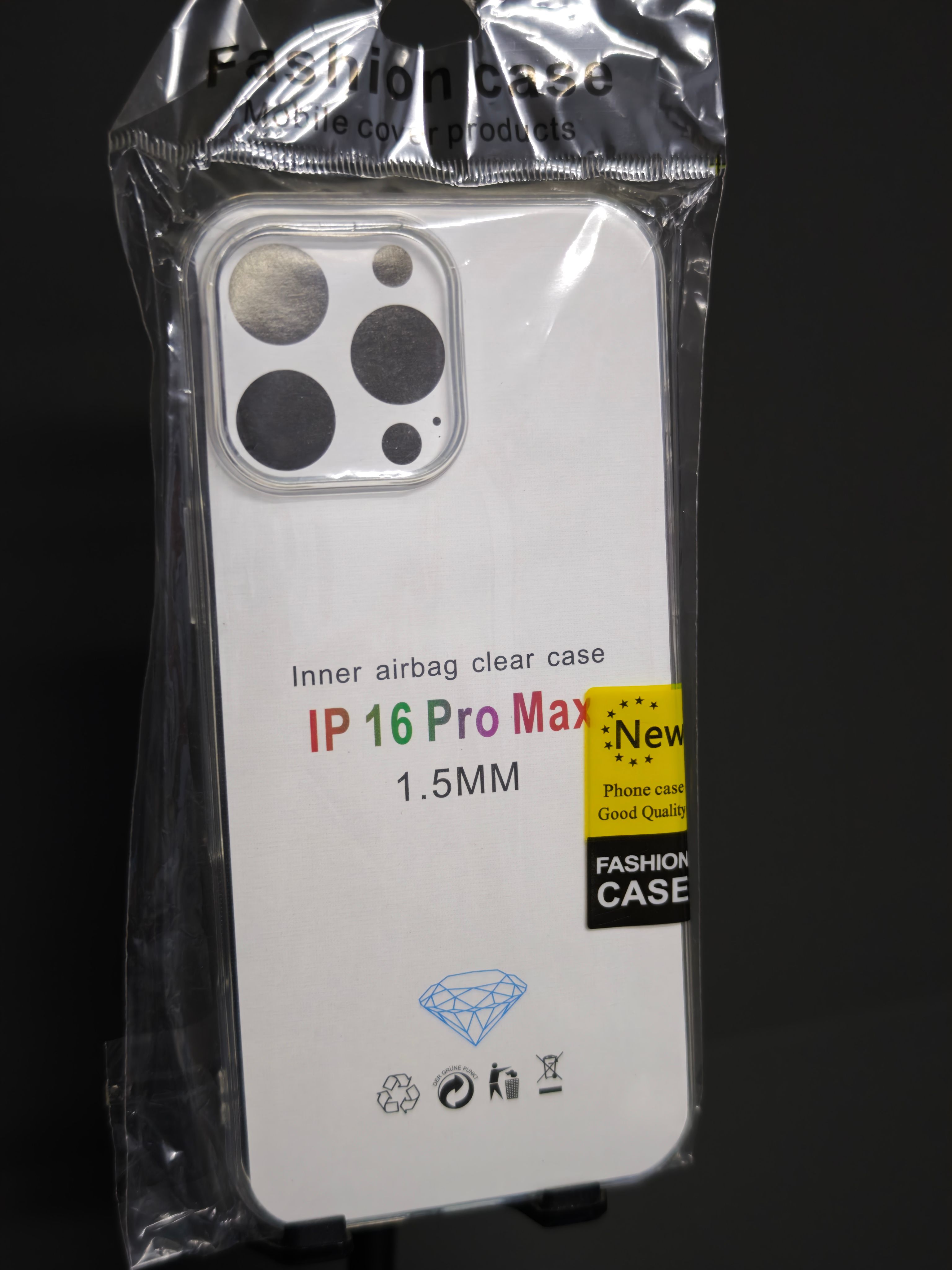 İPHONE 16 PRO MAX ŞEFFAF KILIF 
